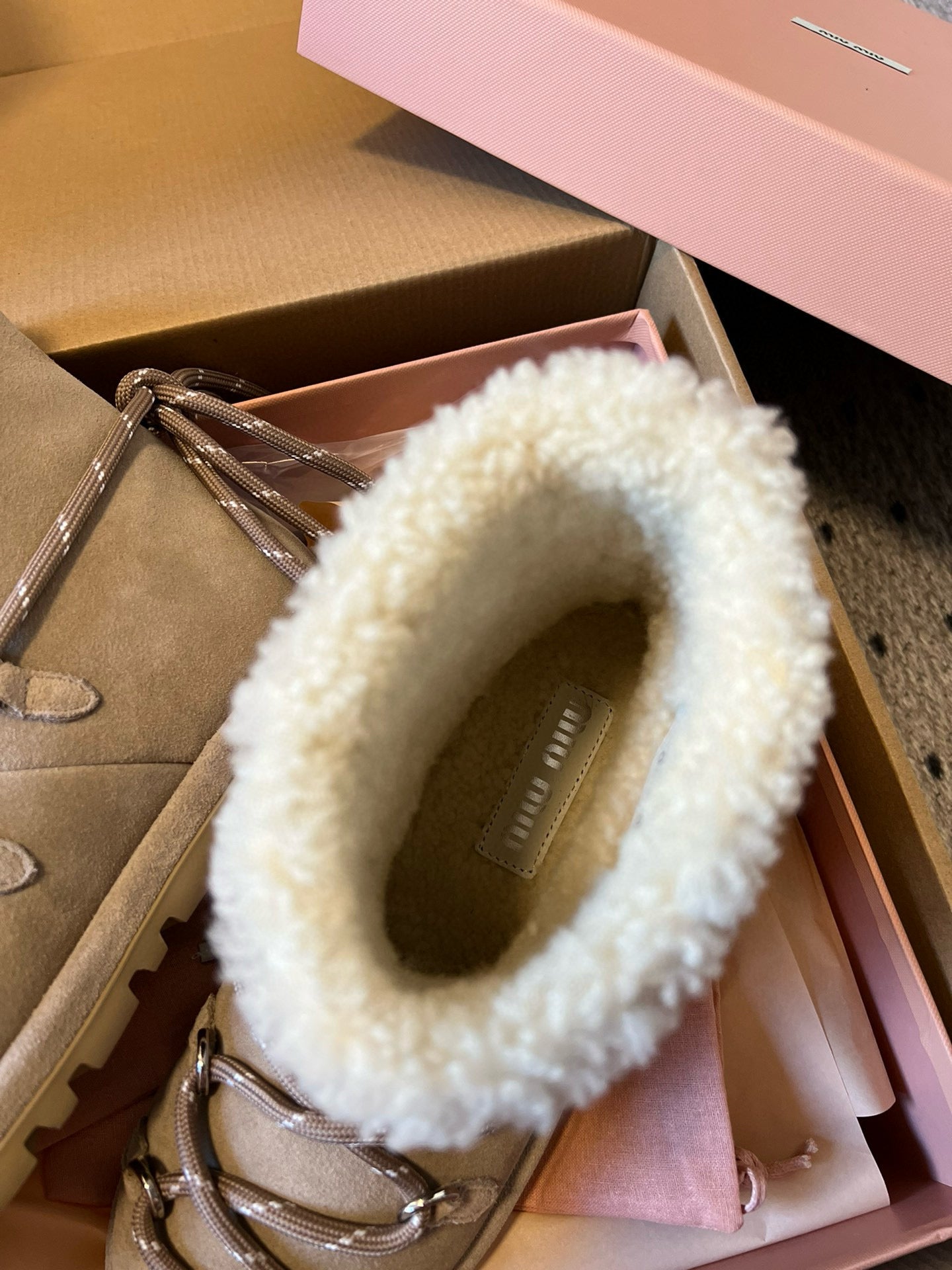 MIU M BOOTS