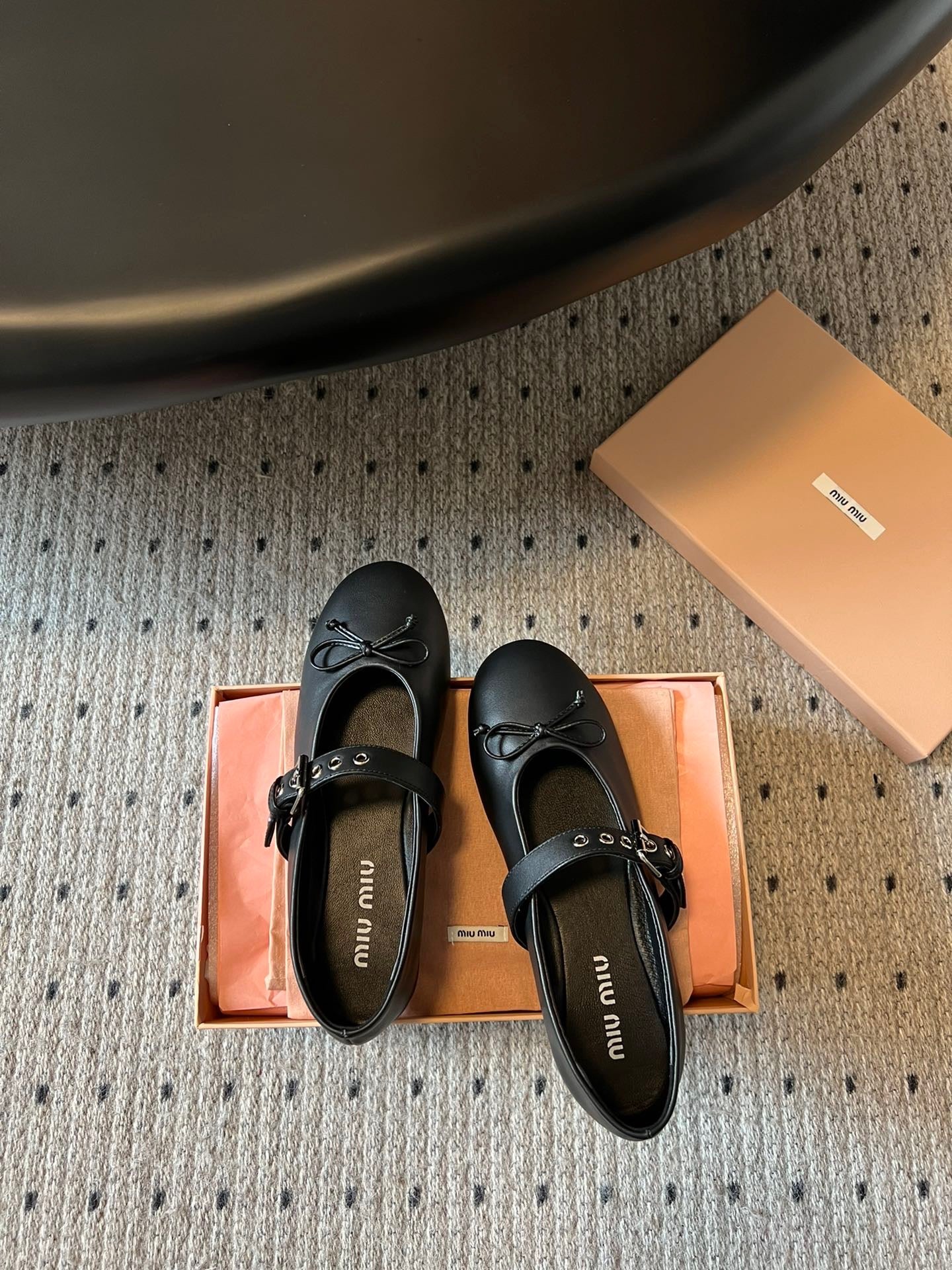 MIU M BALLERINA FLATS