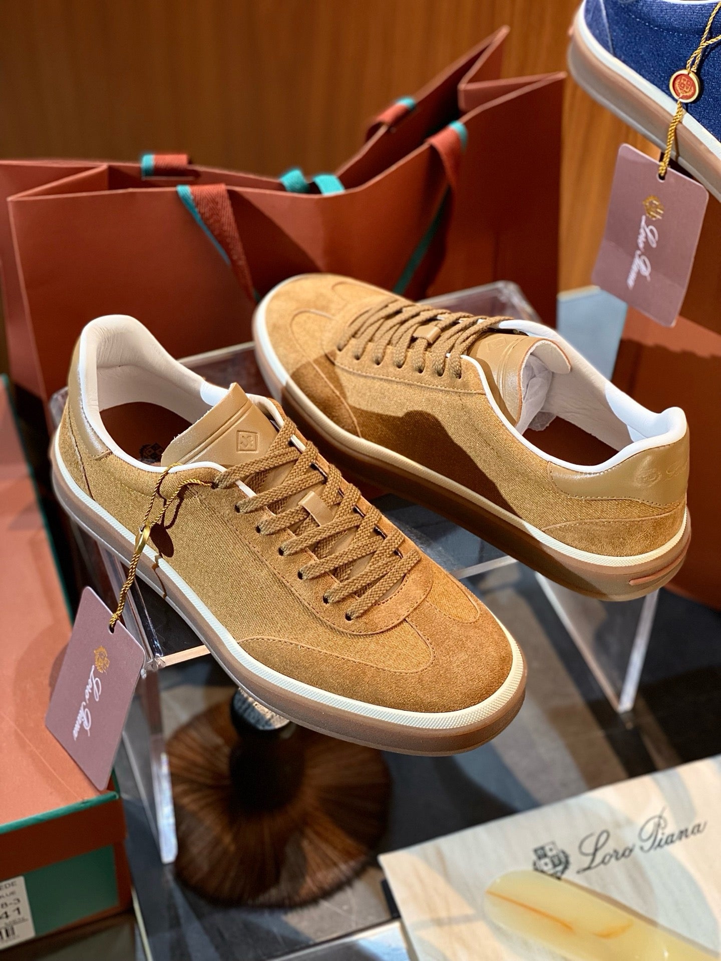 LORO P TENNIS WALK TRAINERS