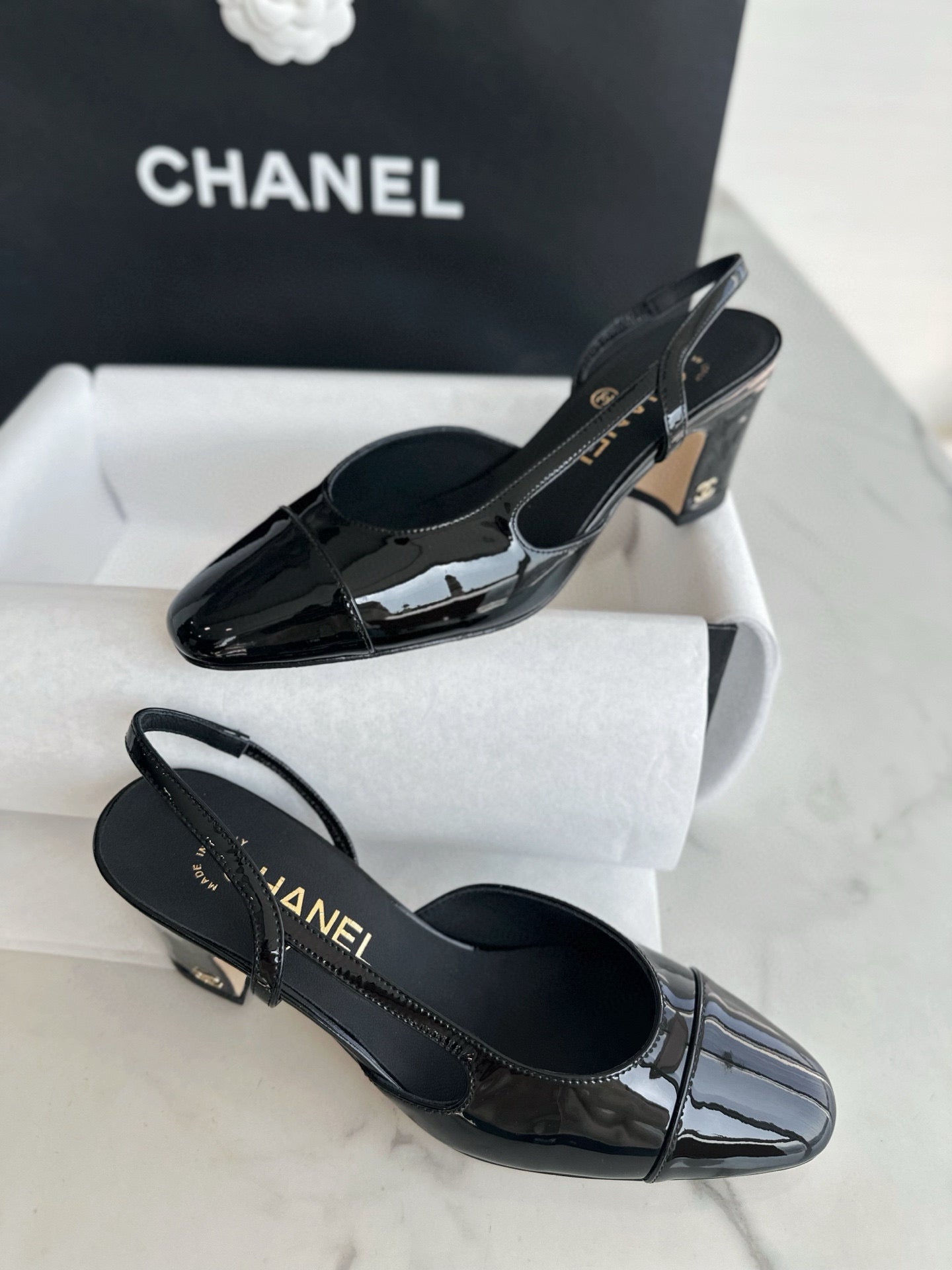 CC SLINGBACK HEELS