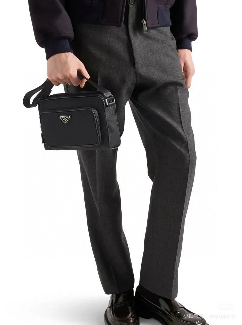 PD SMALL RE-NYLON SHOULDER BAG
