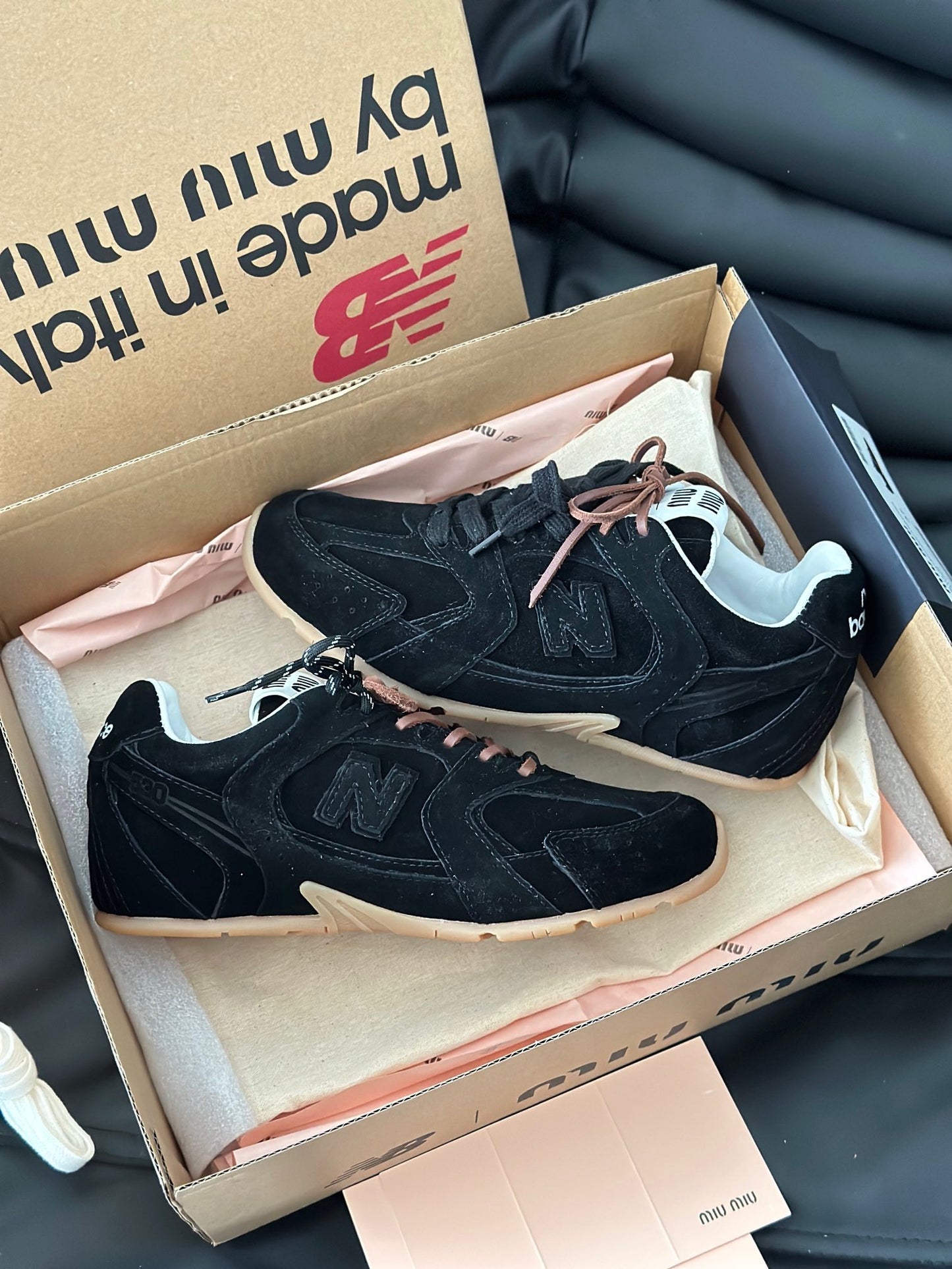 MIU M x NEW BALANCE TRAINERS