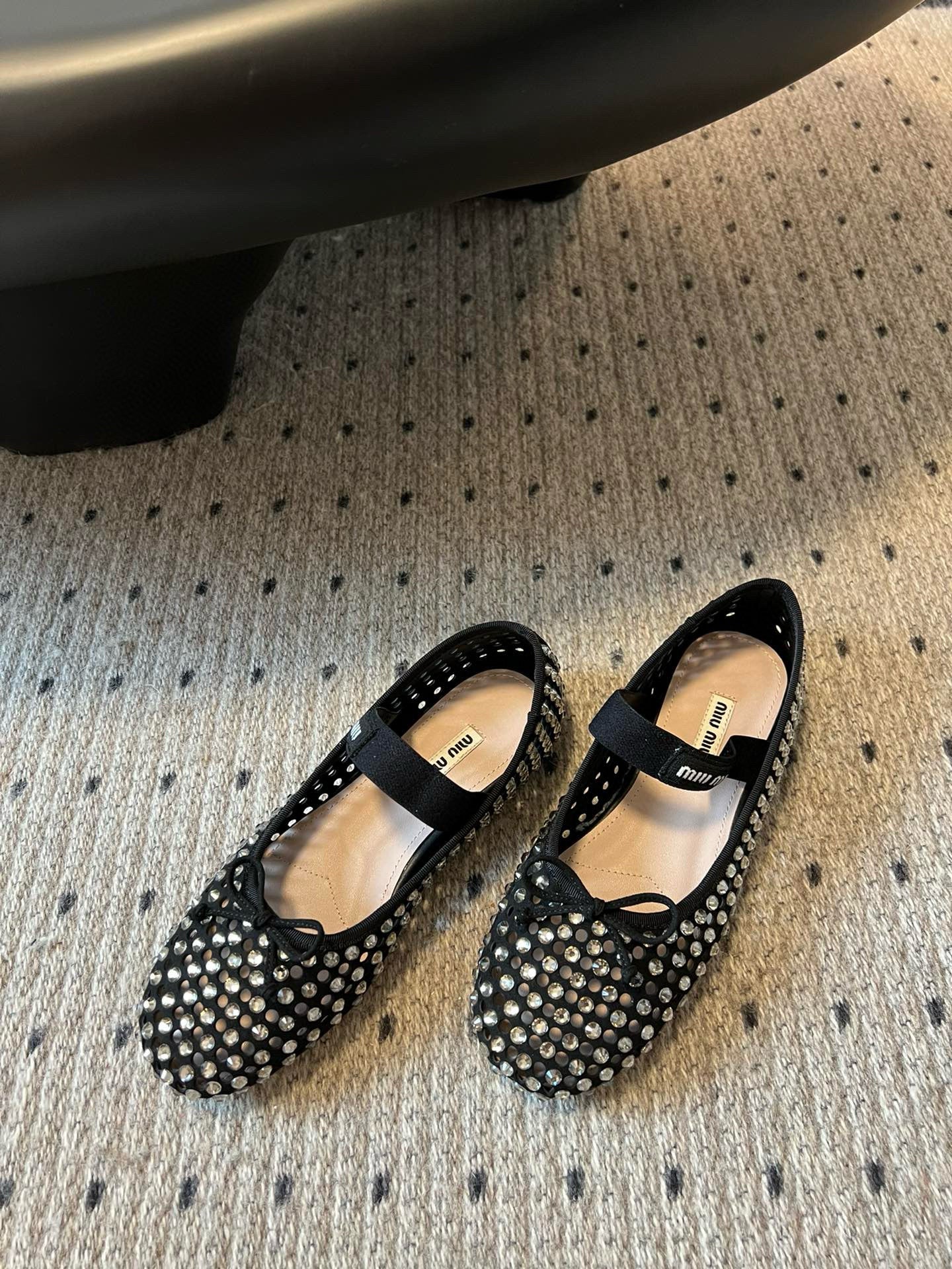 MIU M BALLET FLATS