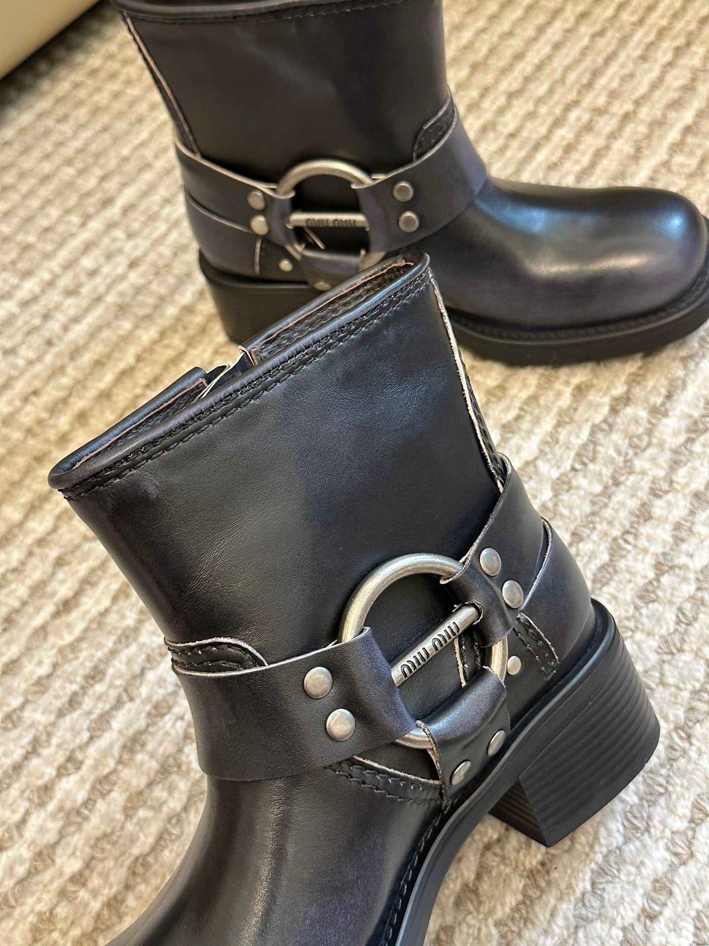 MIU M BOOTS