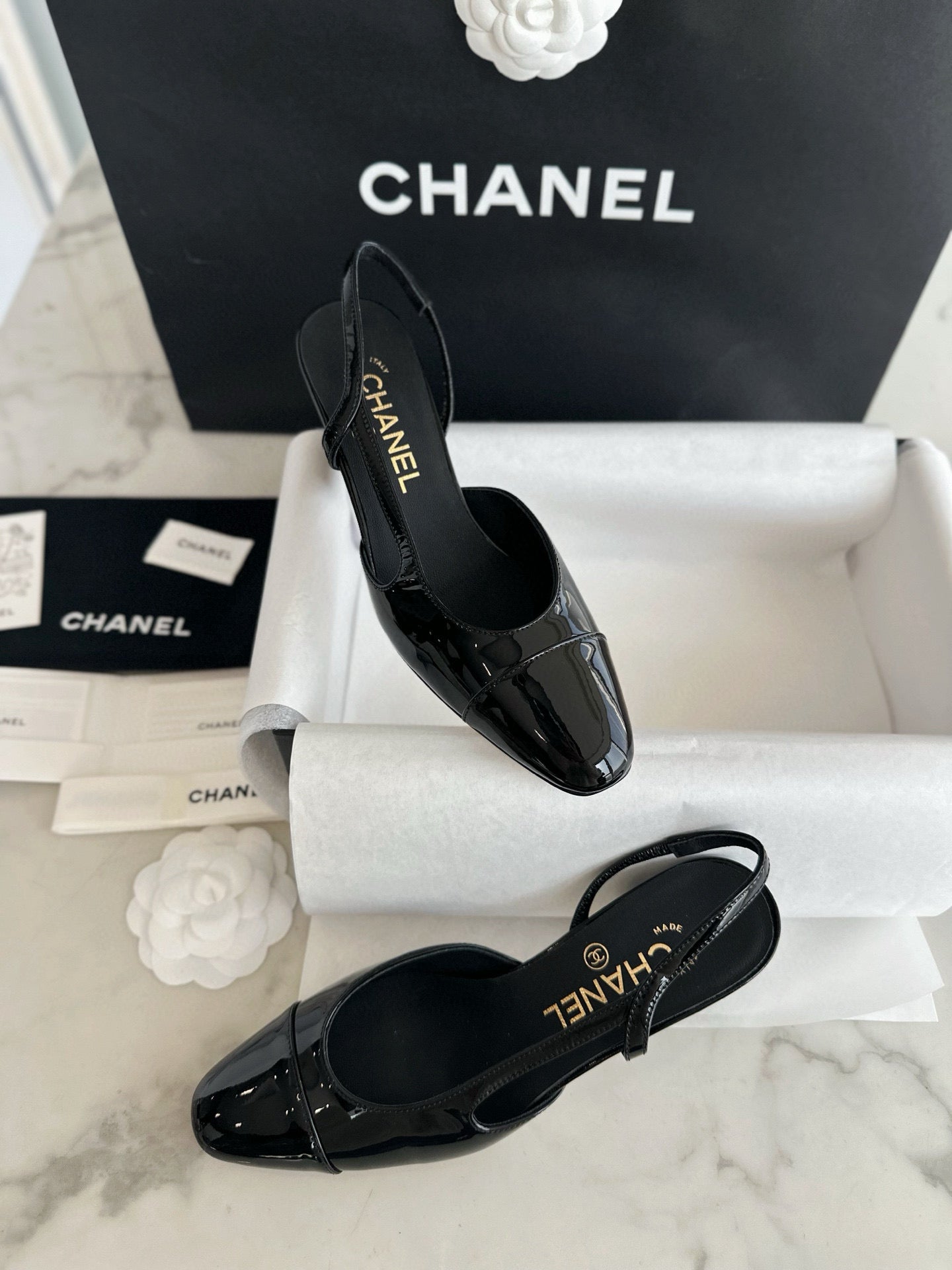 CC SLINGBACK HEELS