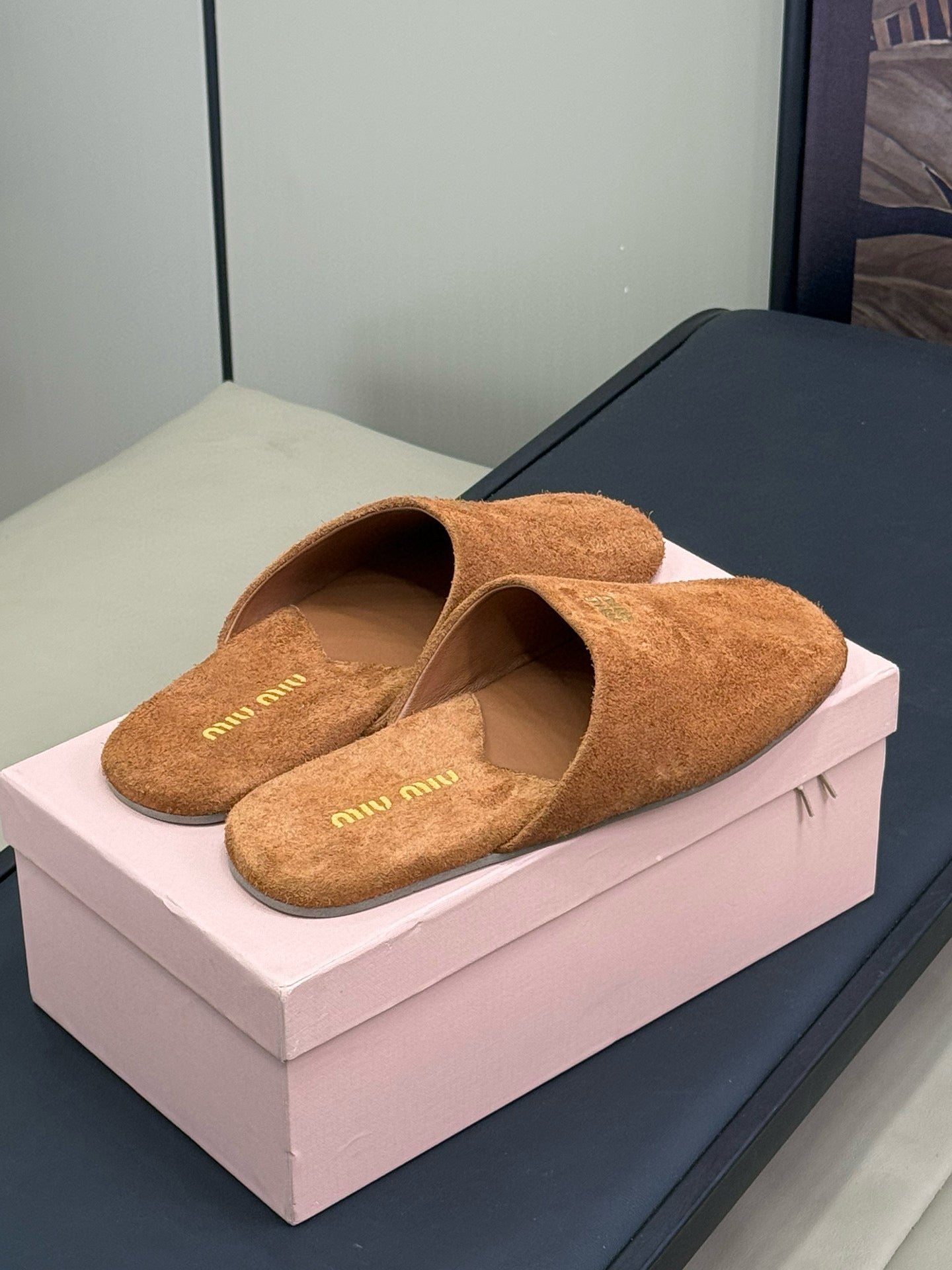 MIU M SLIPPERS