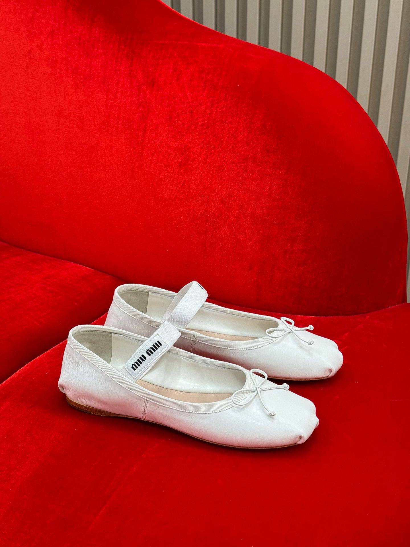 MIU M BALLERINA FLATS