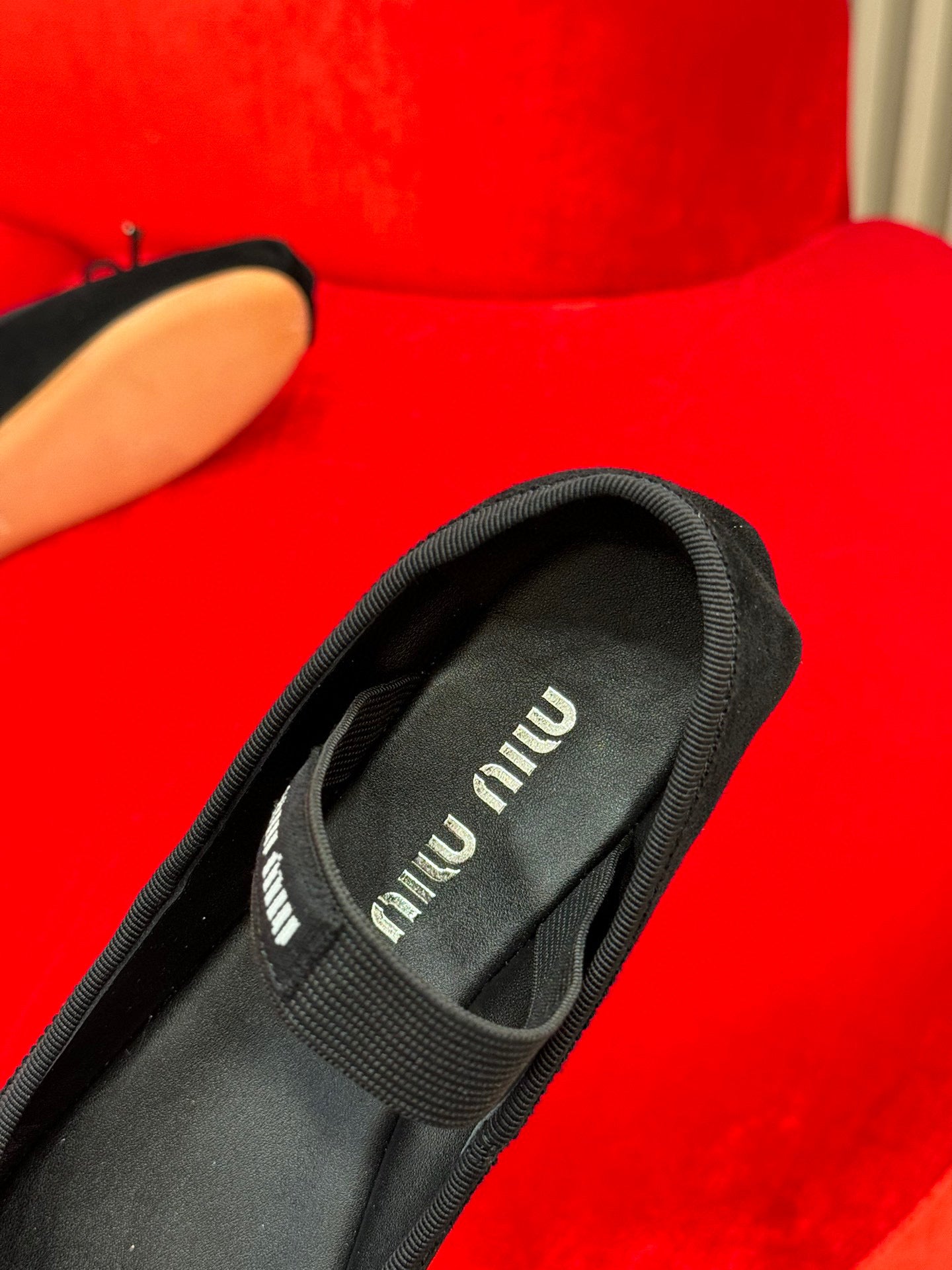 MIU M BALLERINA FLATS