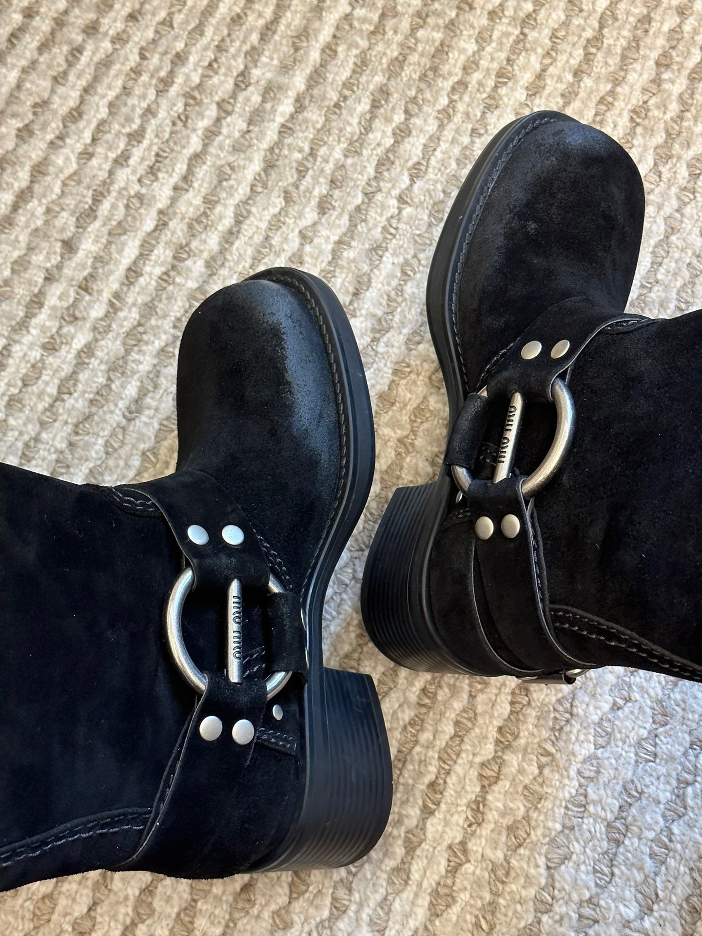 MIU M BOOTS