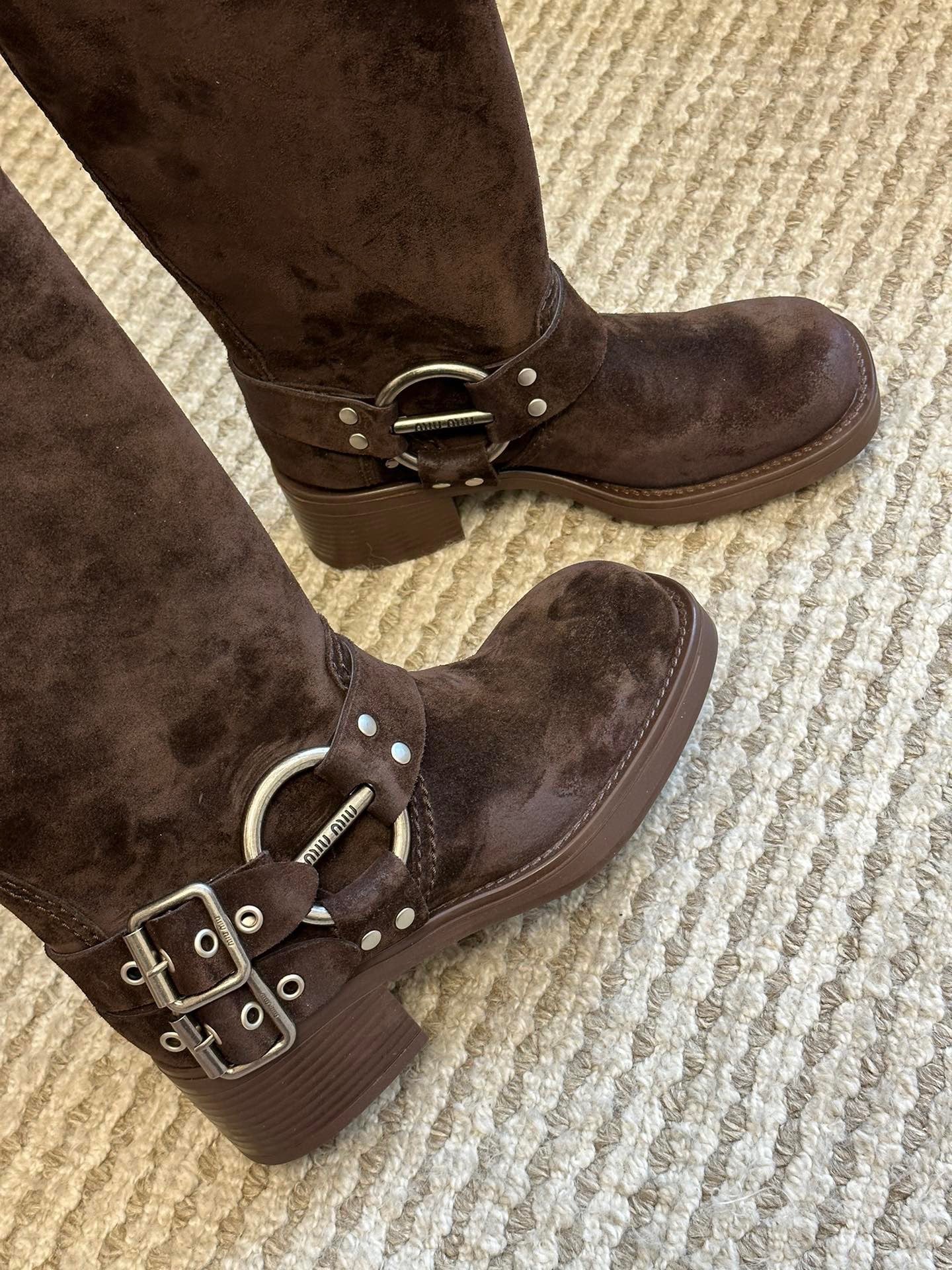 MIU M BOOTS