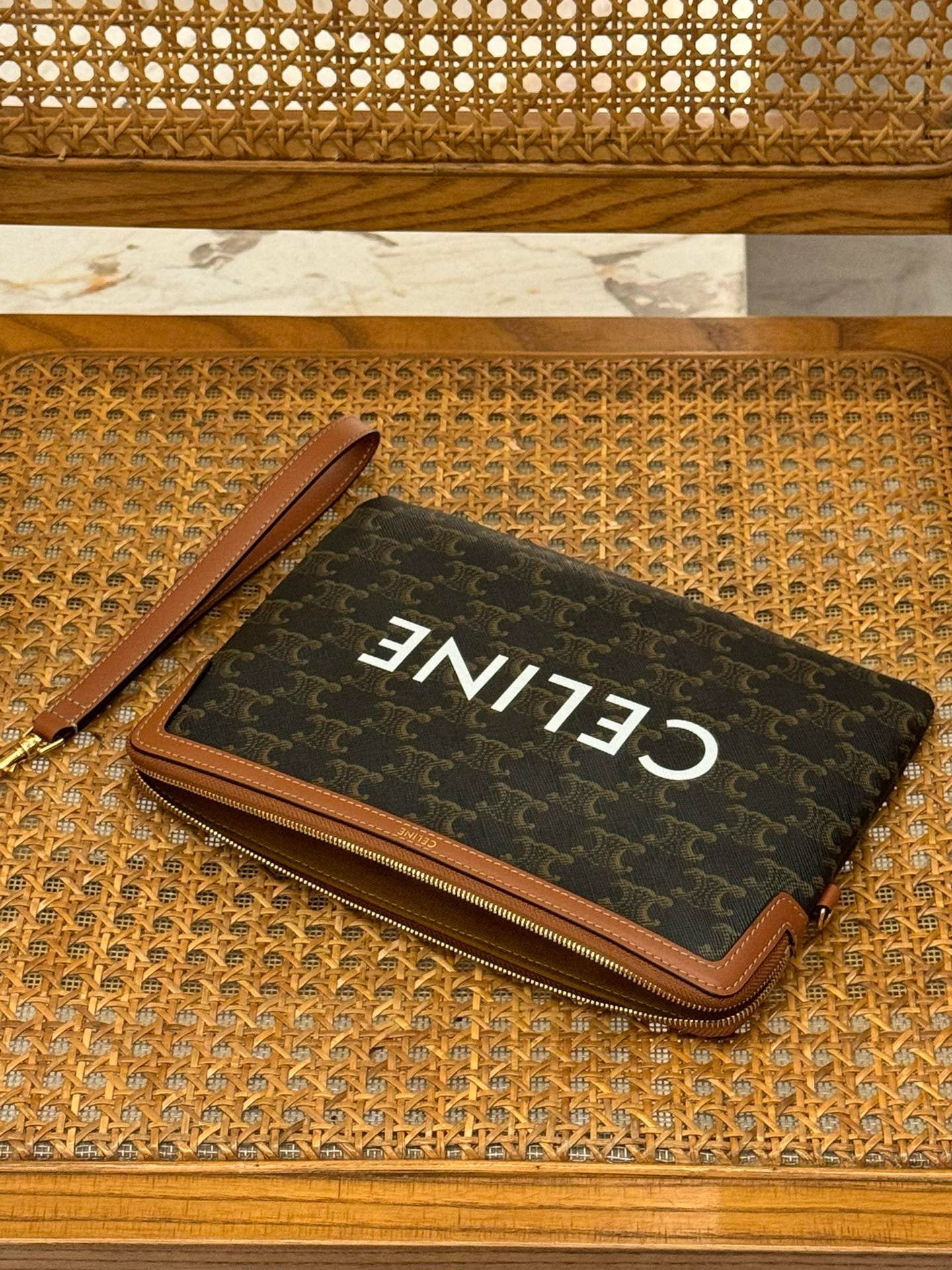 CEL SMALL POUCH WITH STRAP