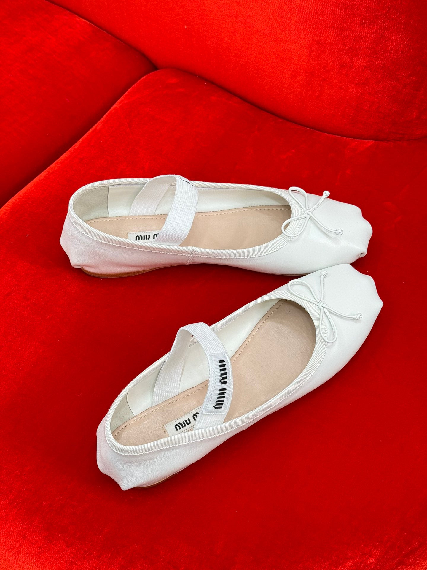 MIU M BALLERINA FLATS