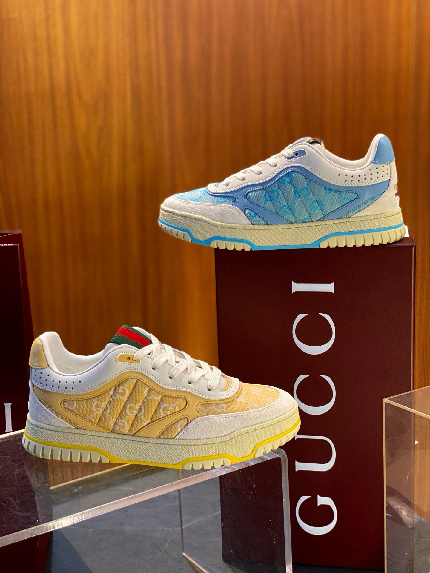 GG RE WEB SNEAKERS