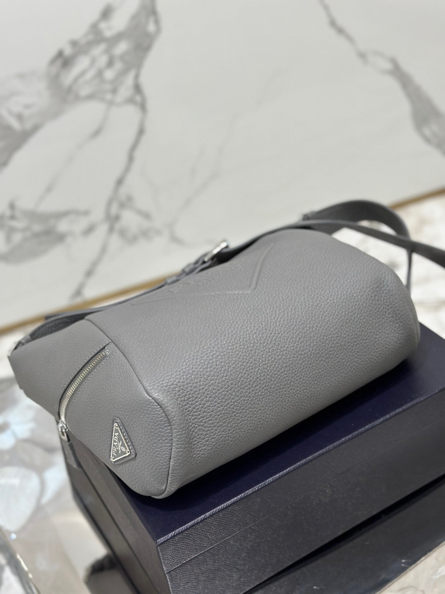 PD LEATHER BAG WITH SHOULDER STRAP
