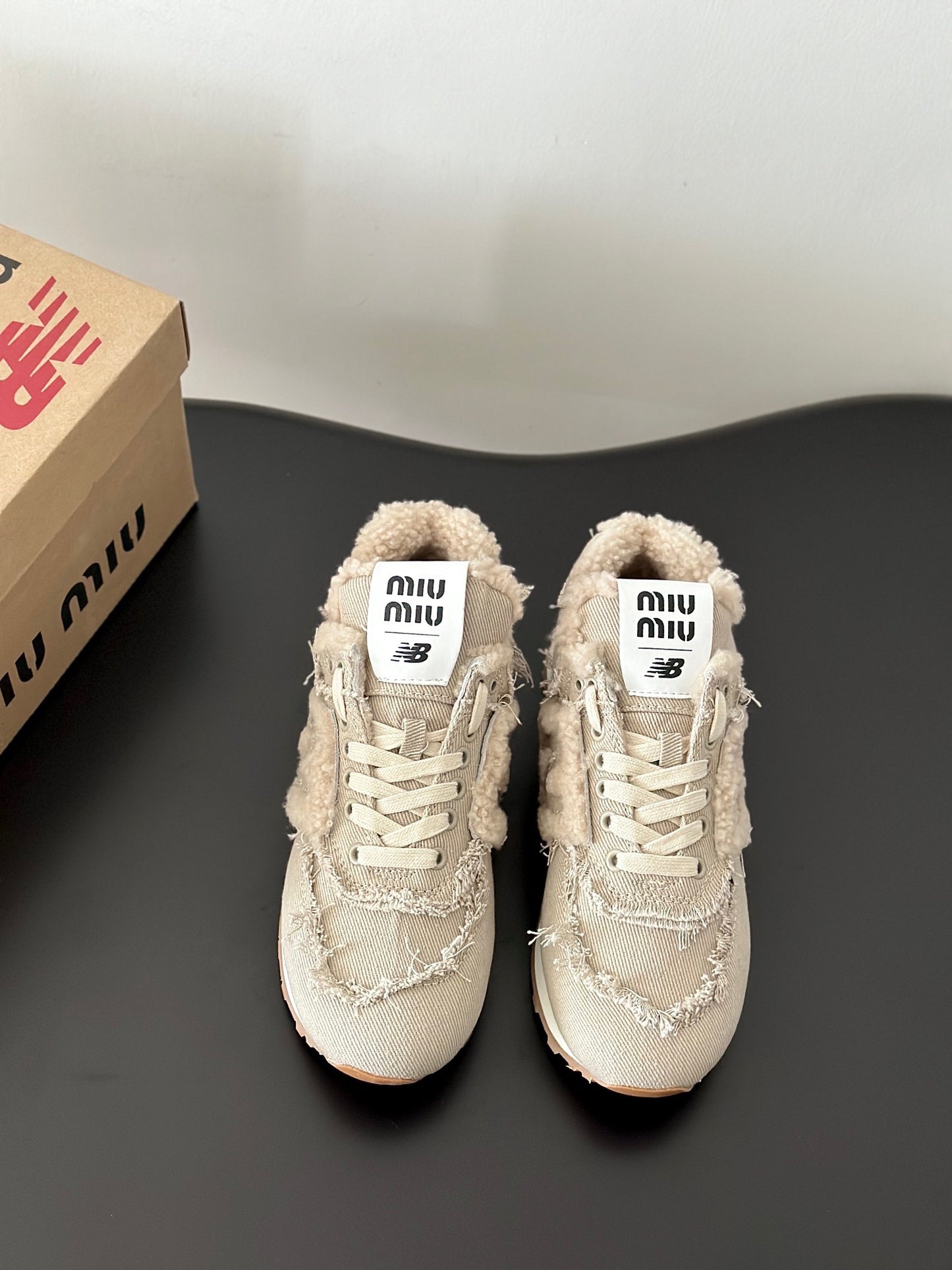 MIU M x NEW BALANCE TRAINERS
