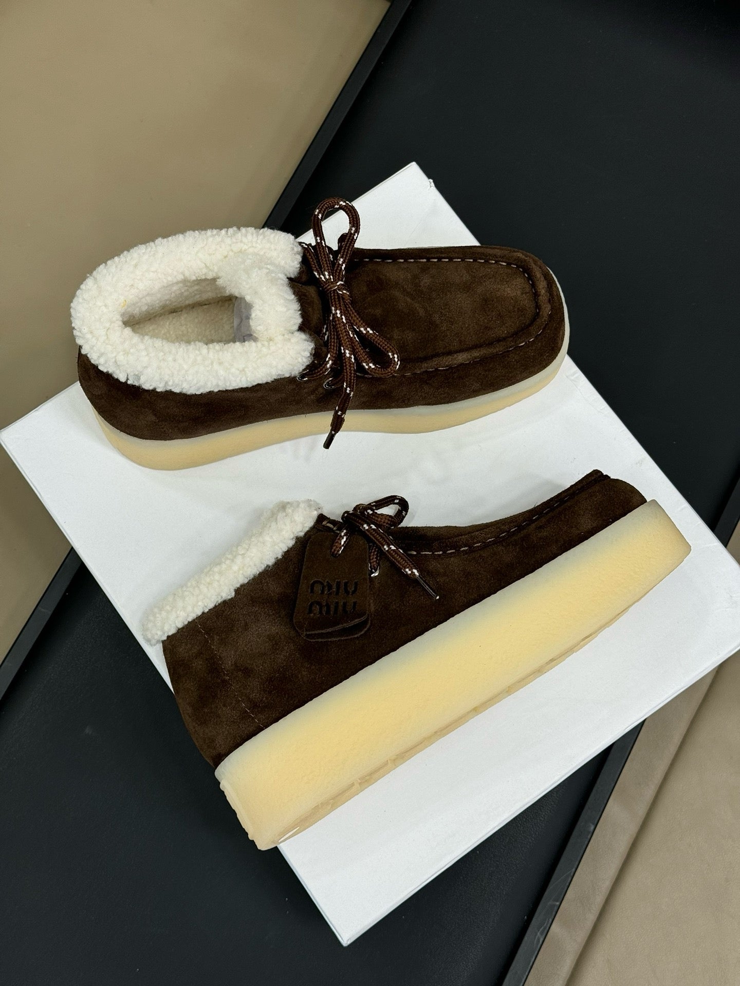 MIU M BOOTS