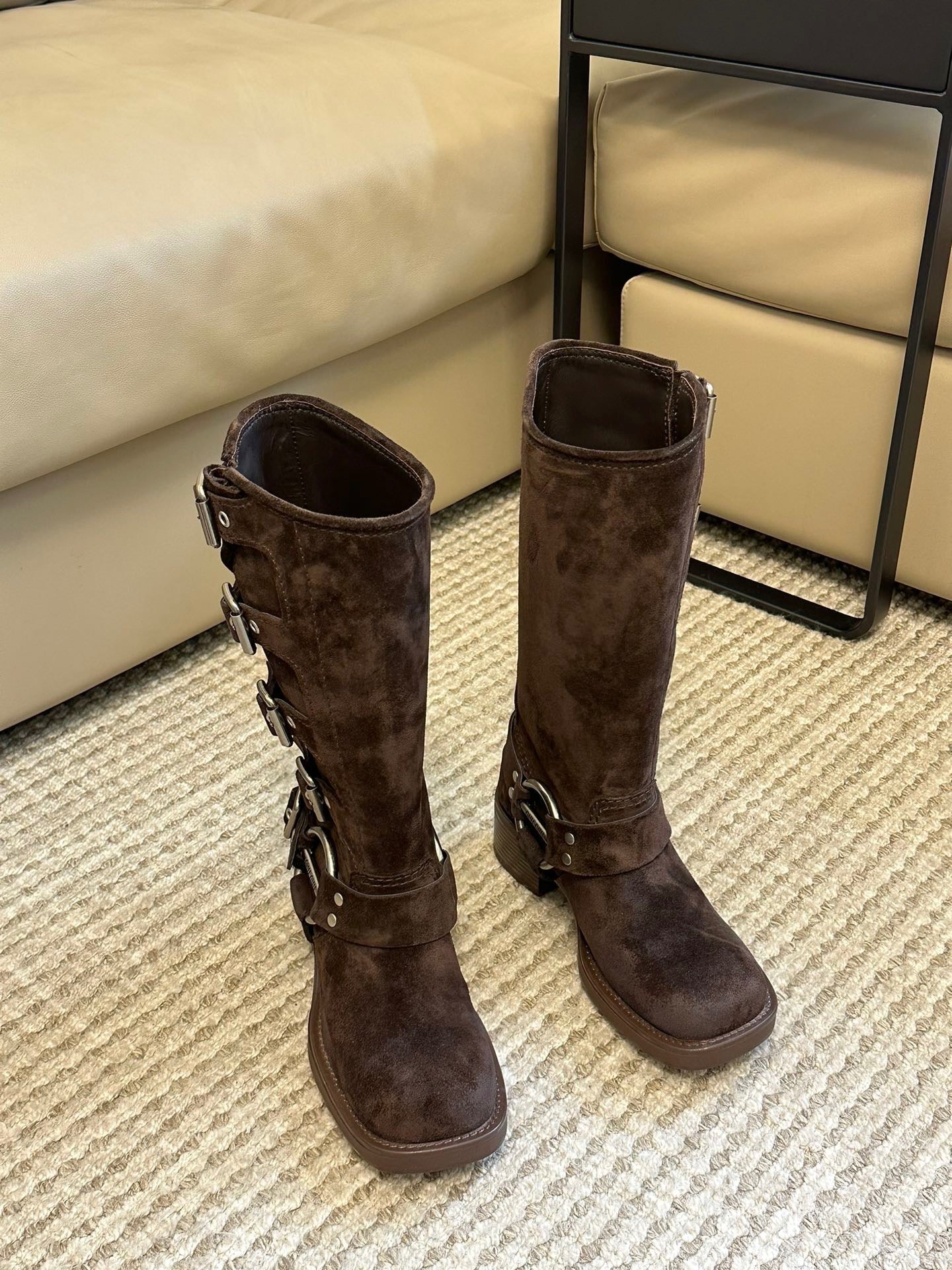 MIU M BOOTS