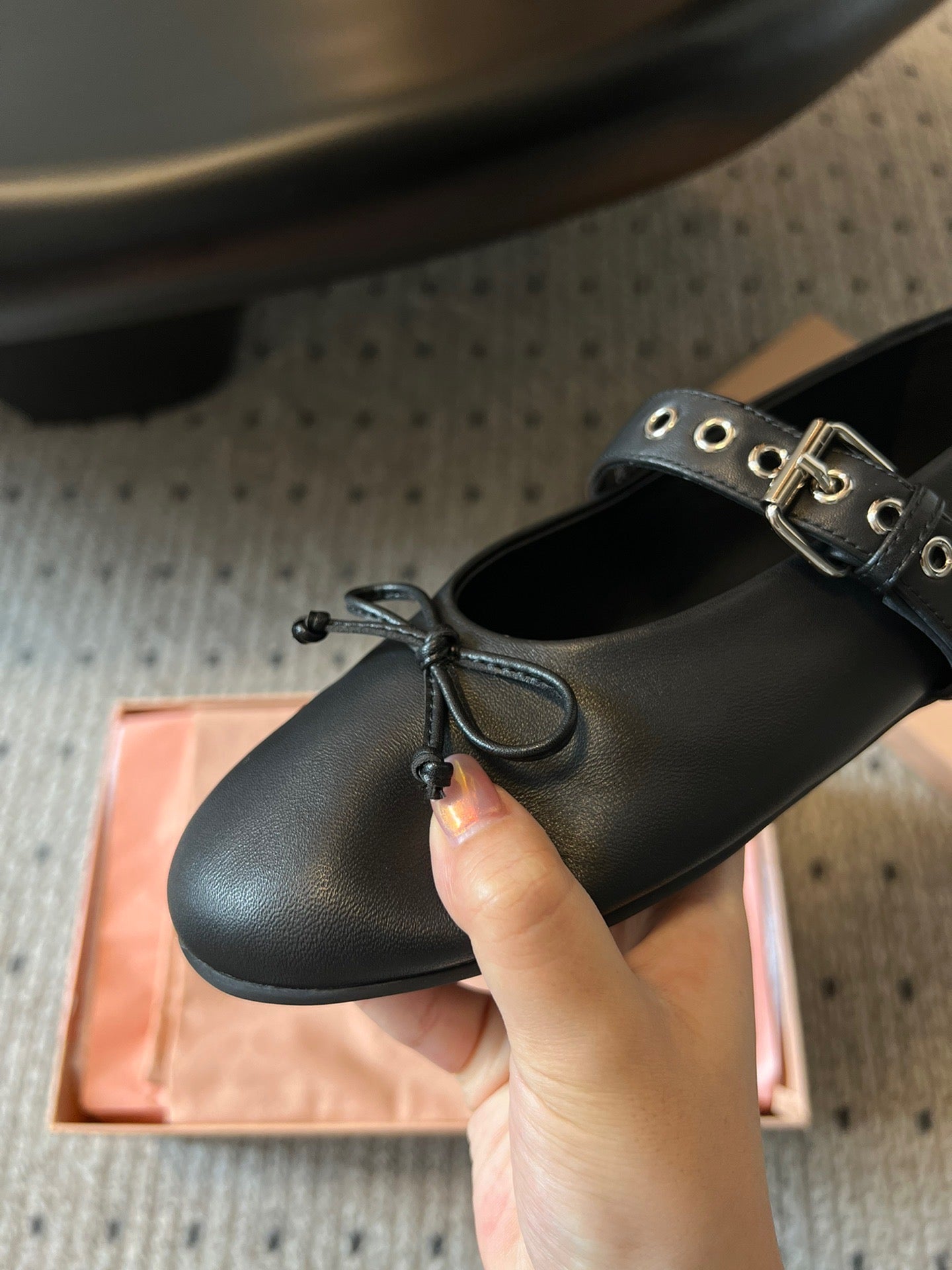MIU M BALLERINA FLATS