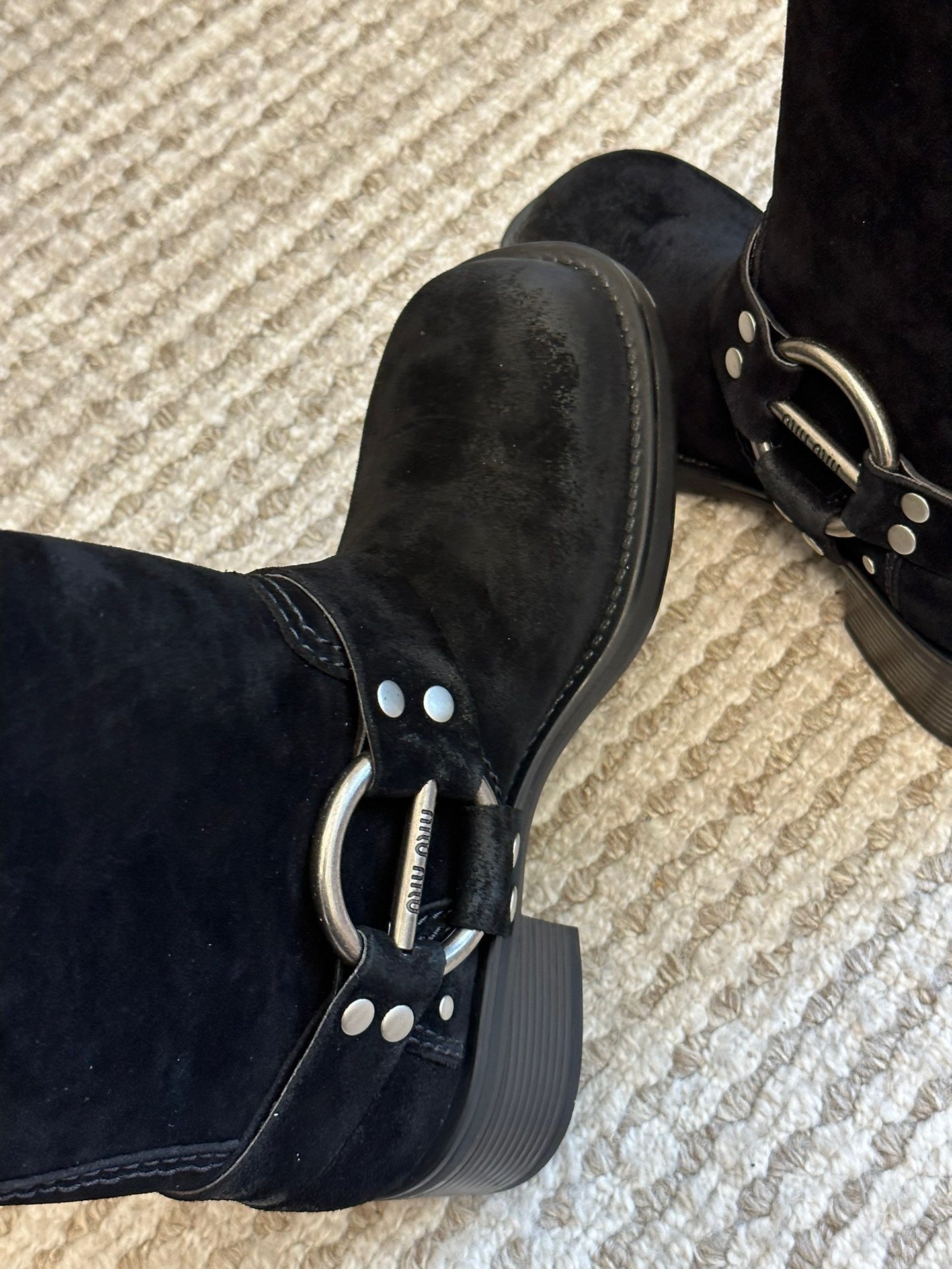 MIU M BOOTS