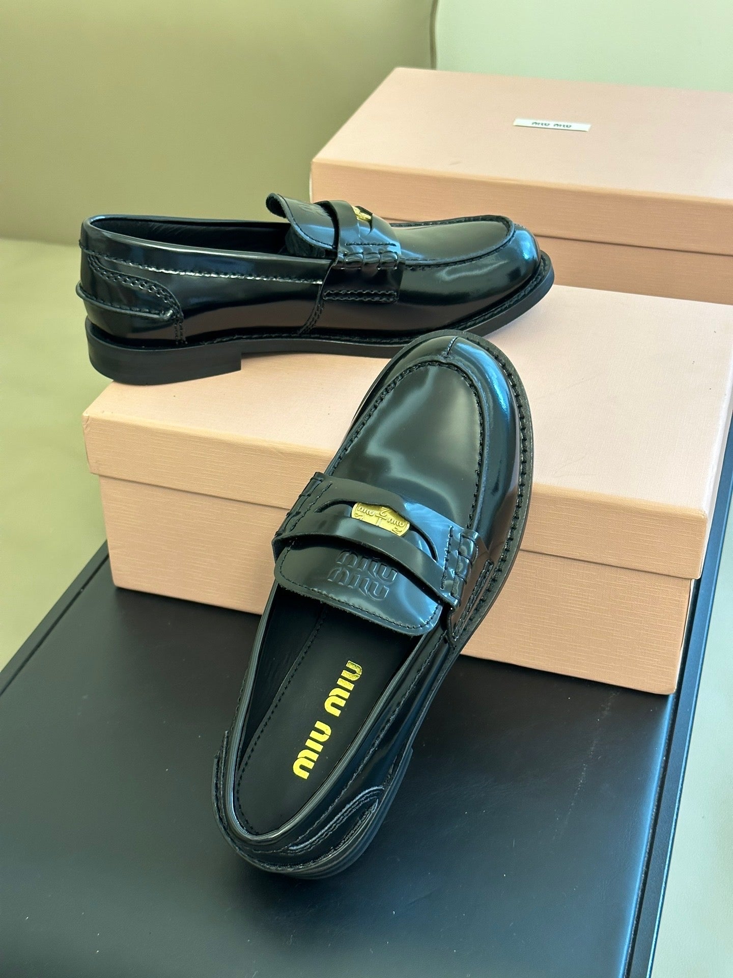 MIU M LOAFERS