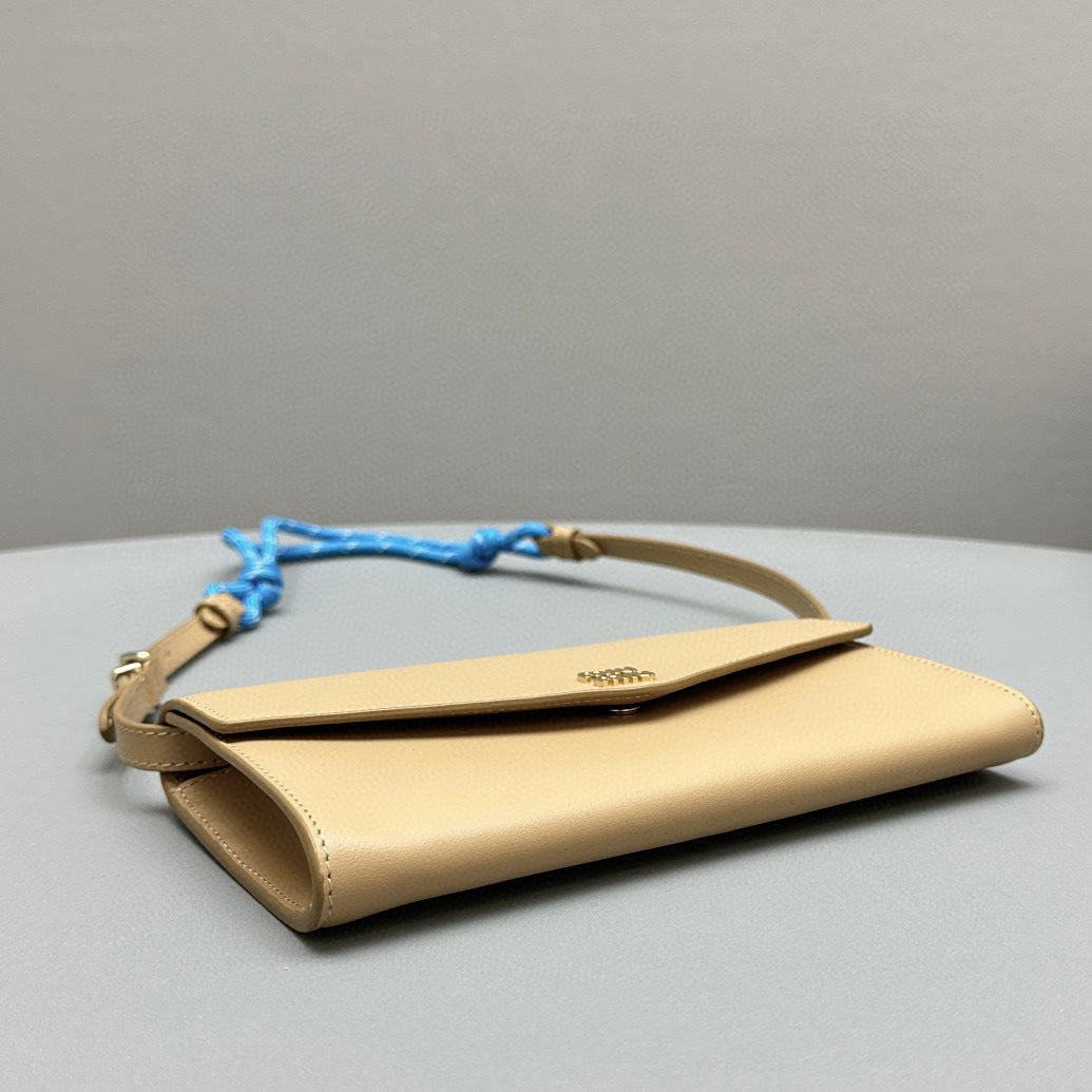 MIU M SHOULDER STRAP WALLET