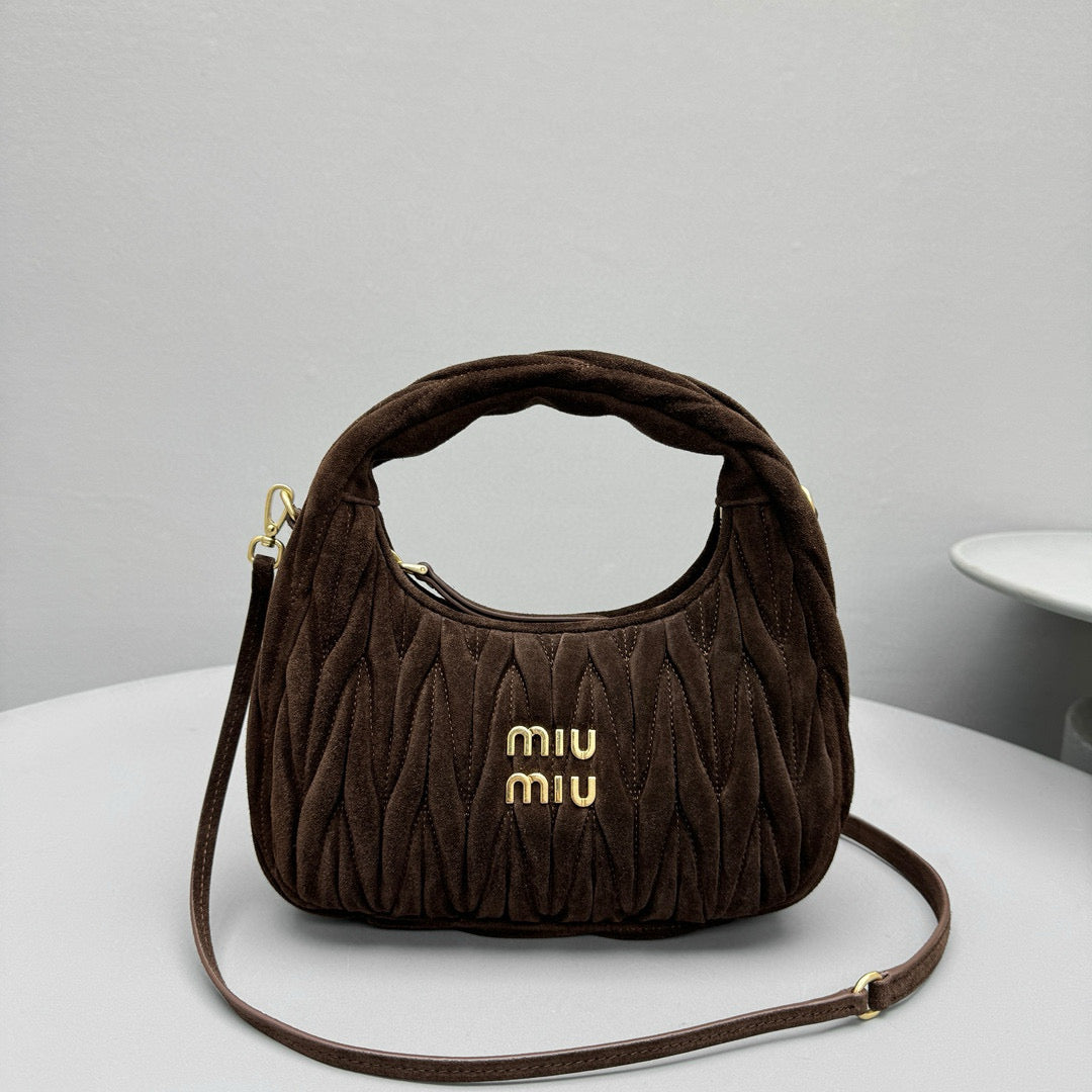 MIU M WANDER MINI HOBO BAG