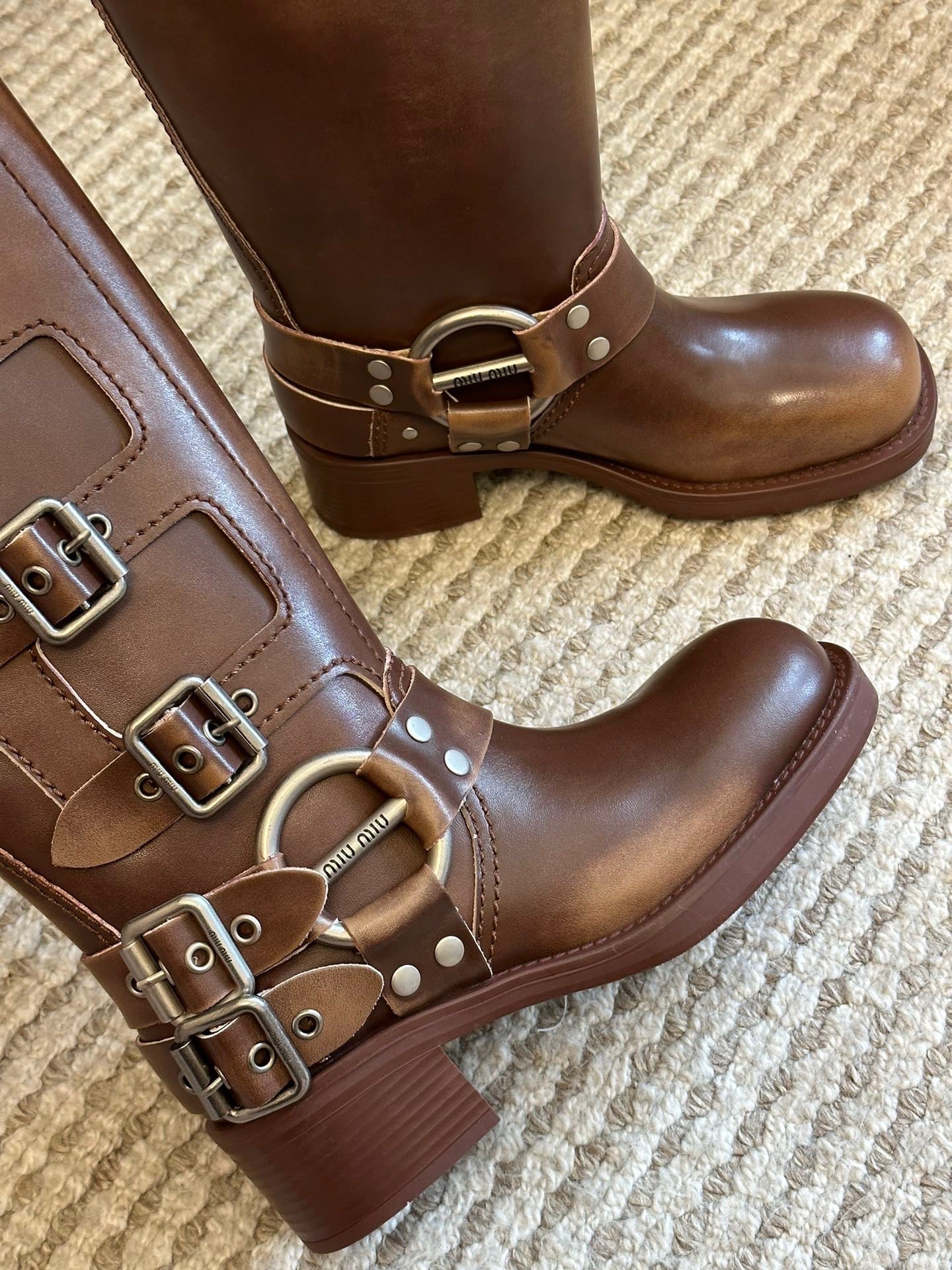 MIU M BOOTS