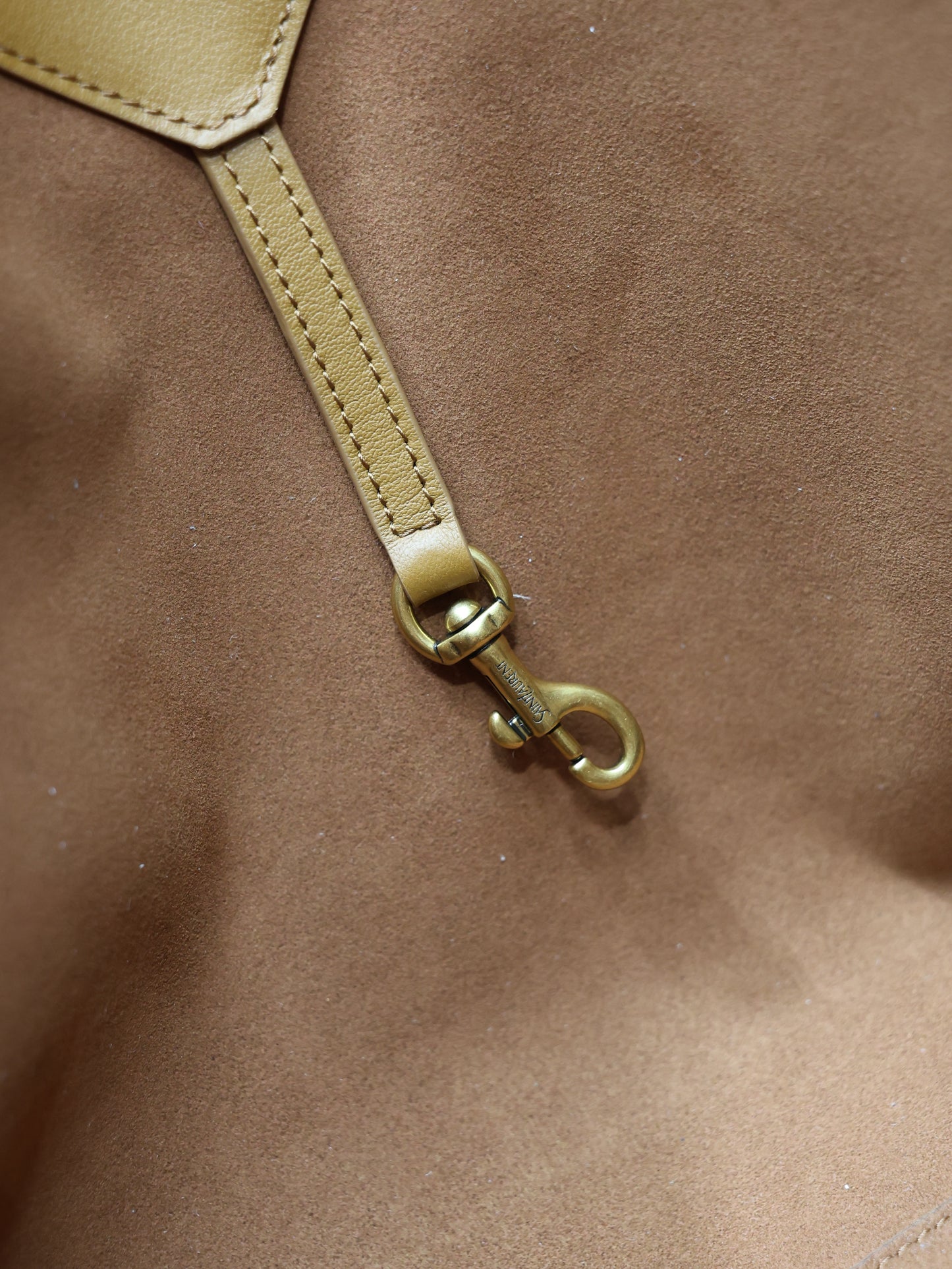 SL Y TOTE IN SUEDE BAG