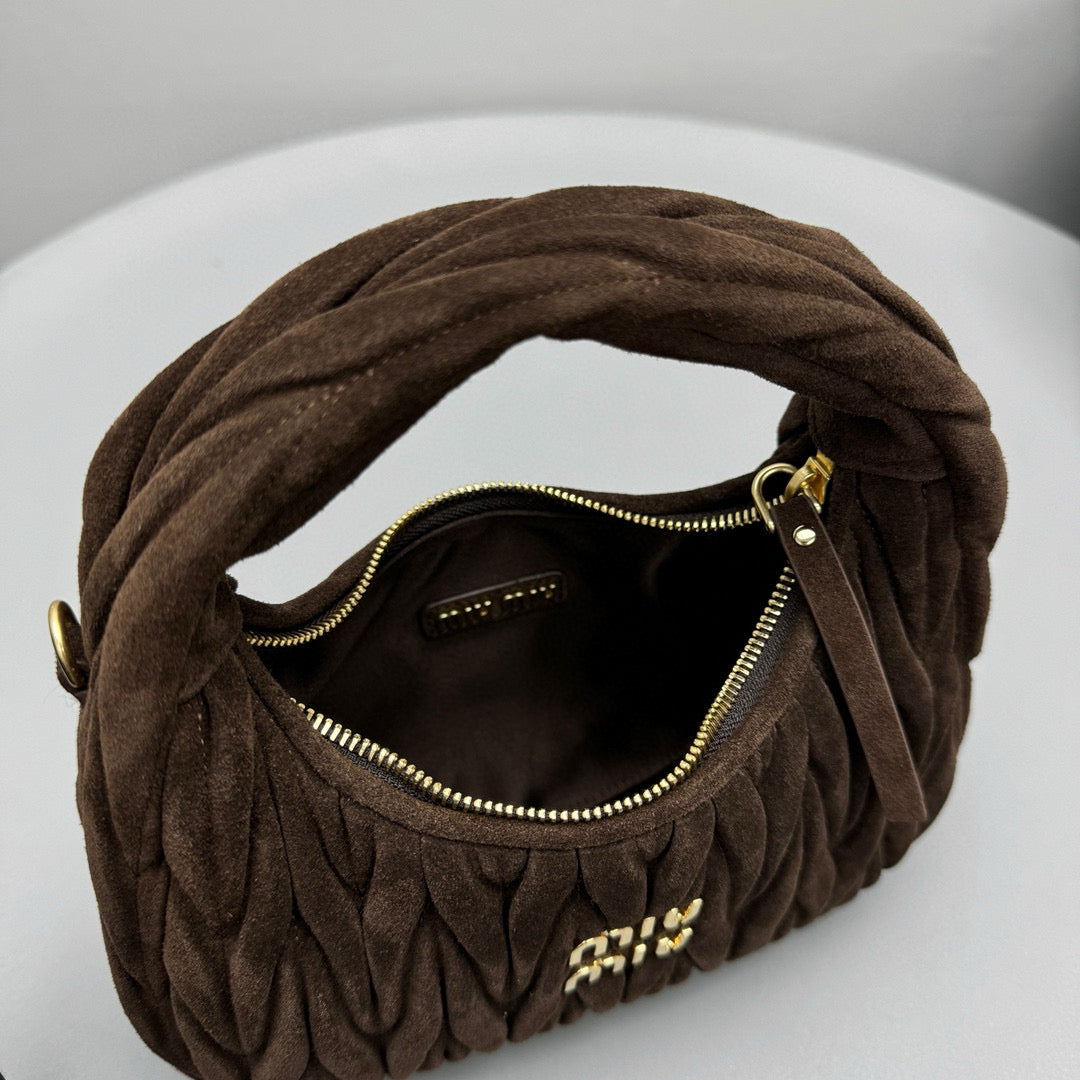 MIU M WANDER MINI HOBO BAG