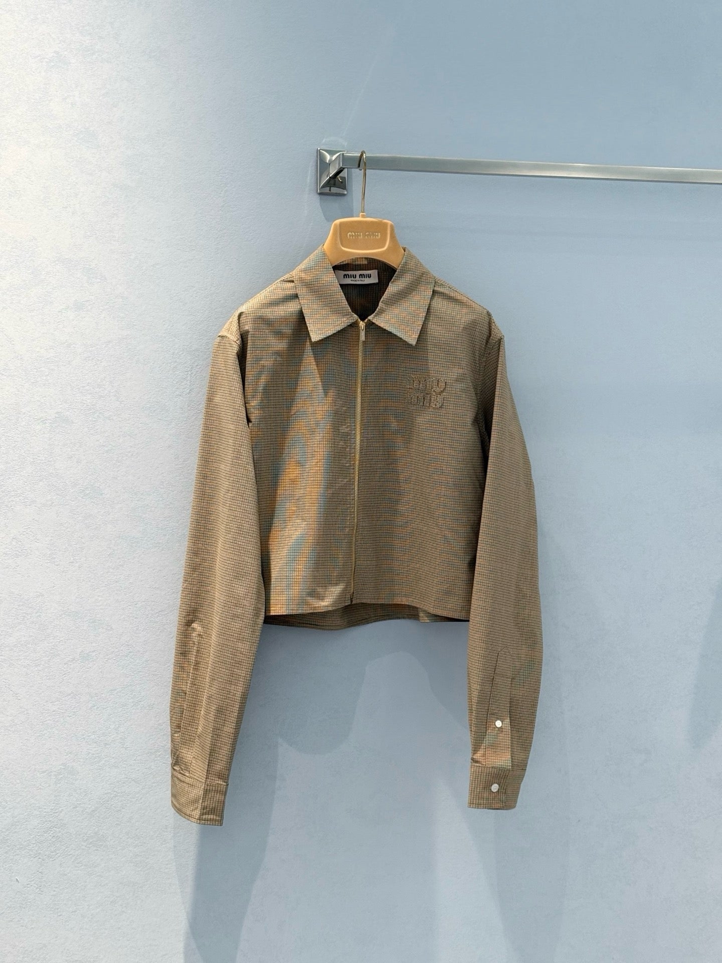 MIU M ZIP SHIRT