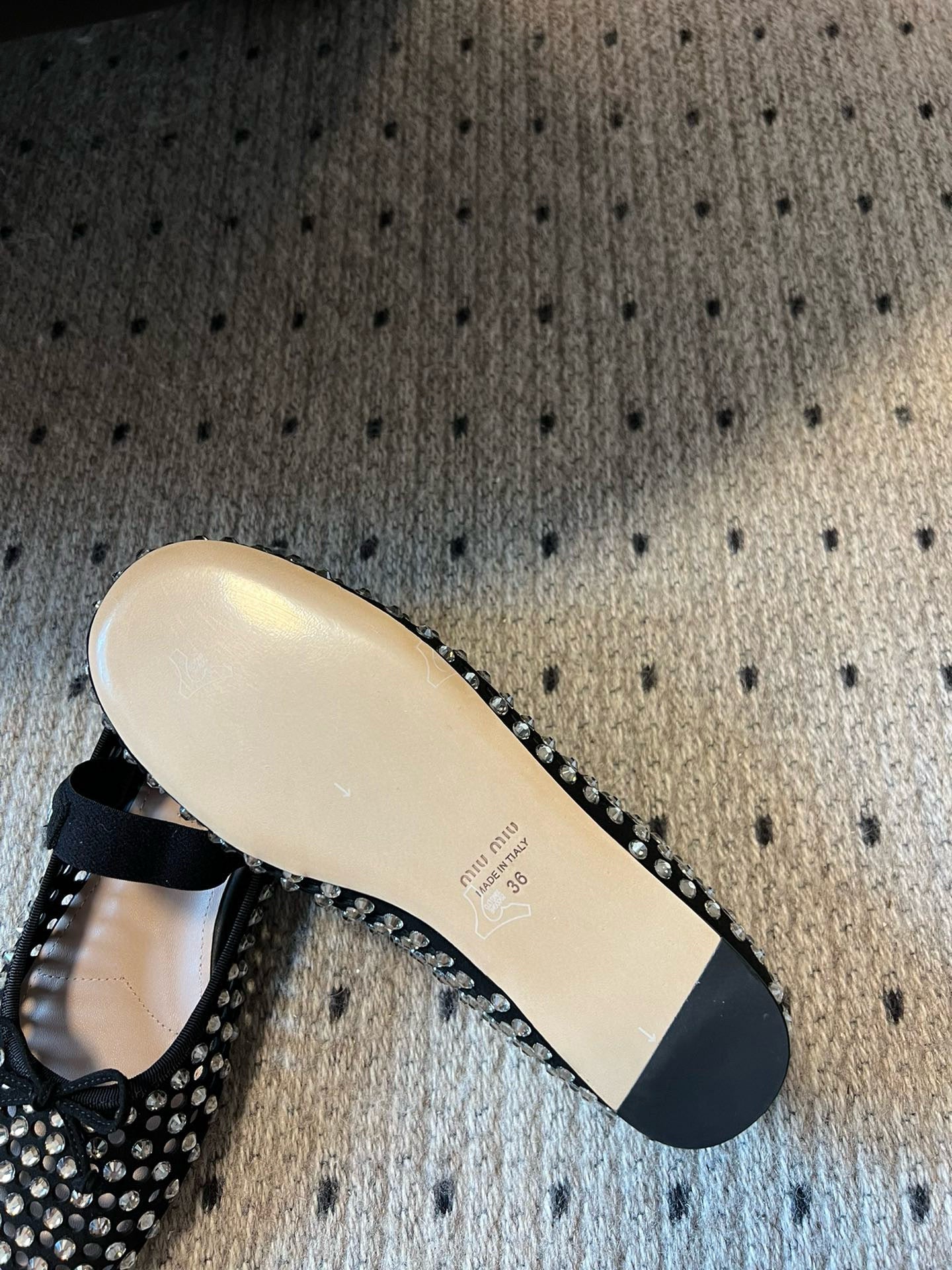 MIU M BALLET FLATS
