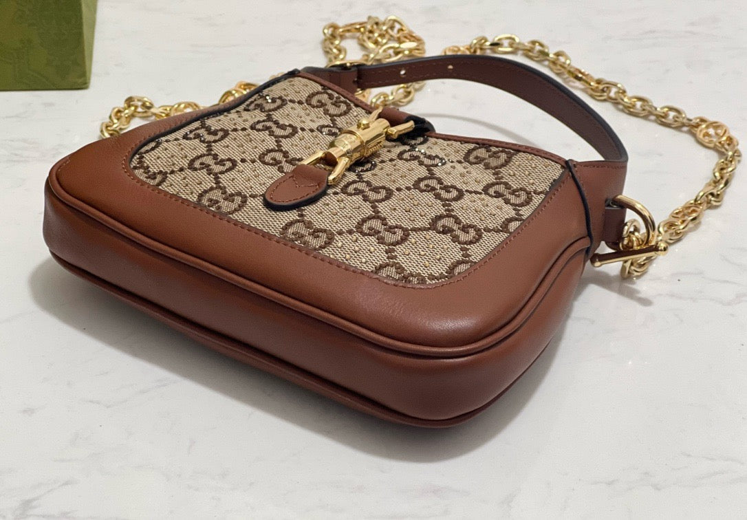 GG JACKIE 1961 CRYSTALS MINI BAG