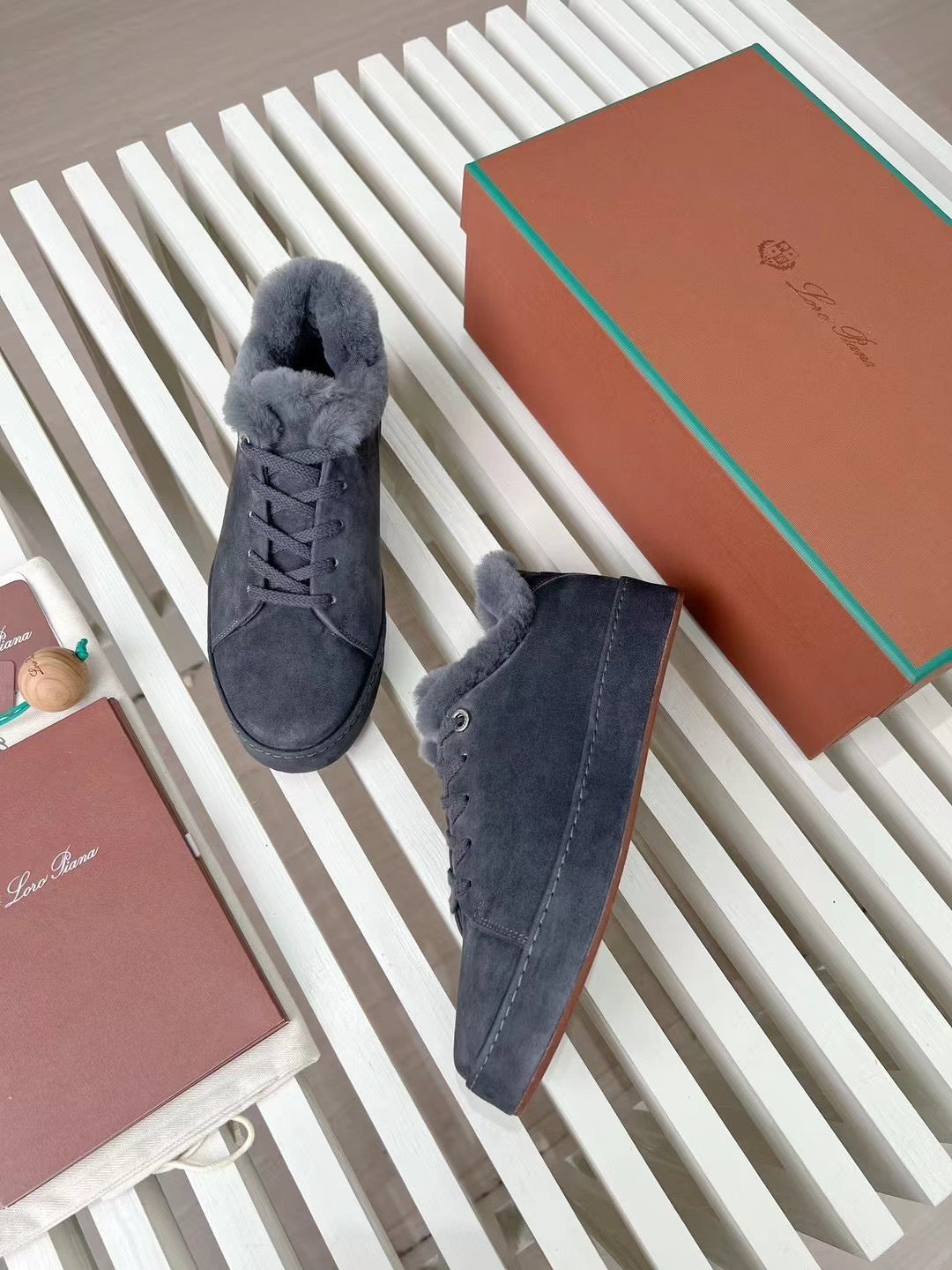 LORO P FUR NUAGES SNEAKERS