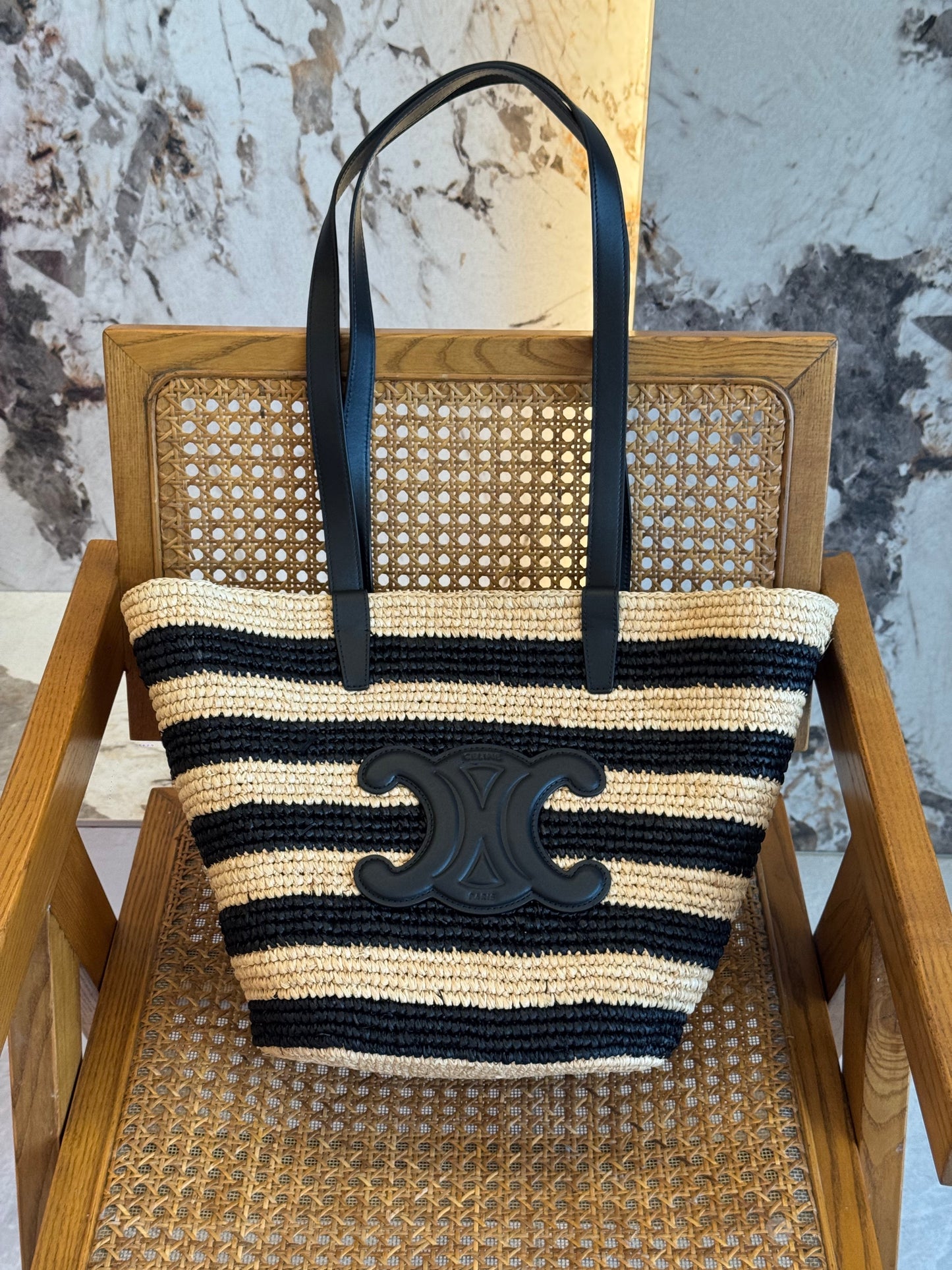 CEL STRIPED COUFFIN PANIER BAG