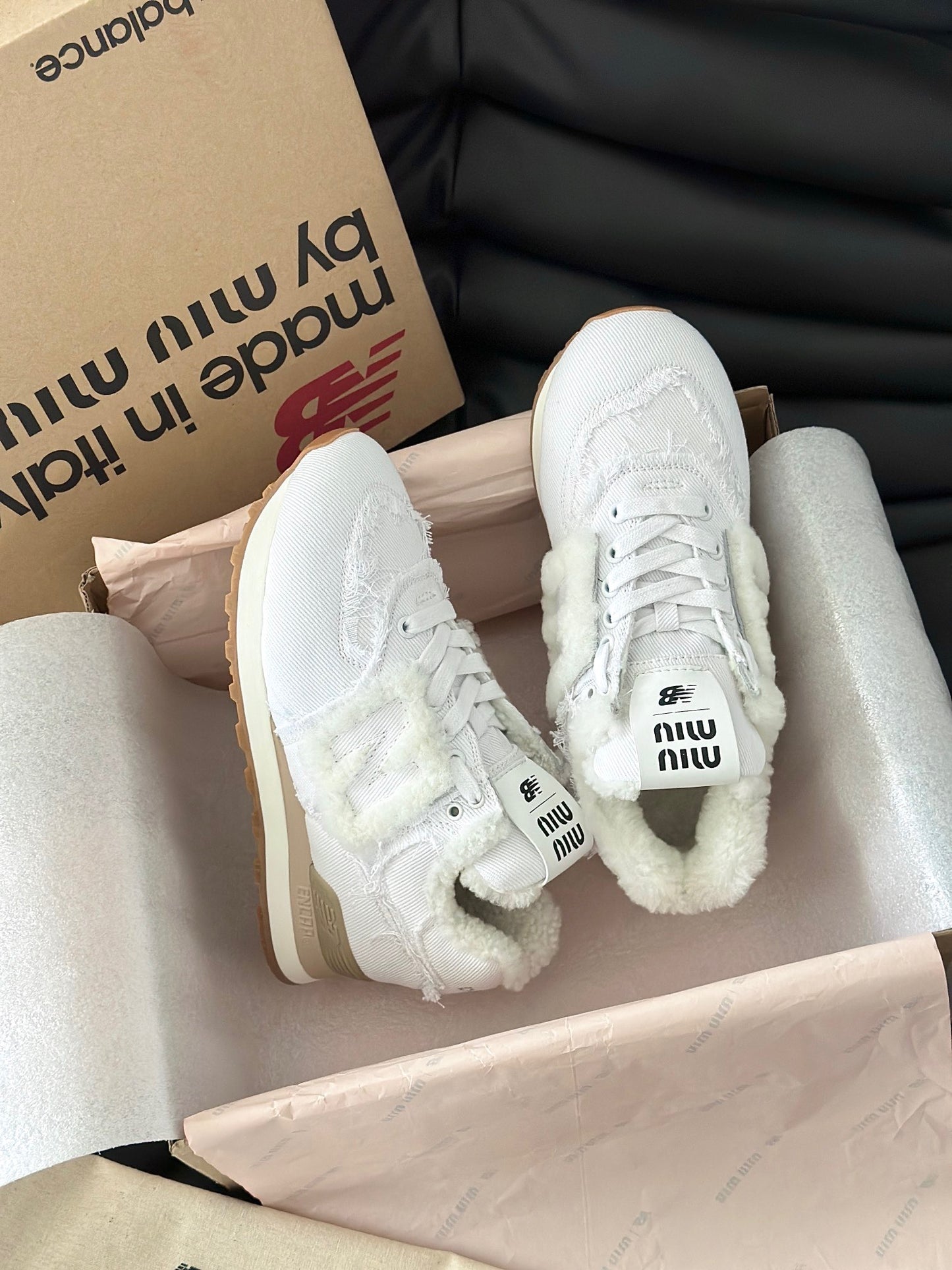 MIU M x NEW BALANCE TRAINERS