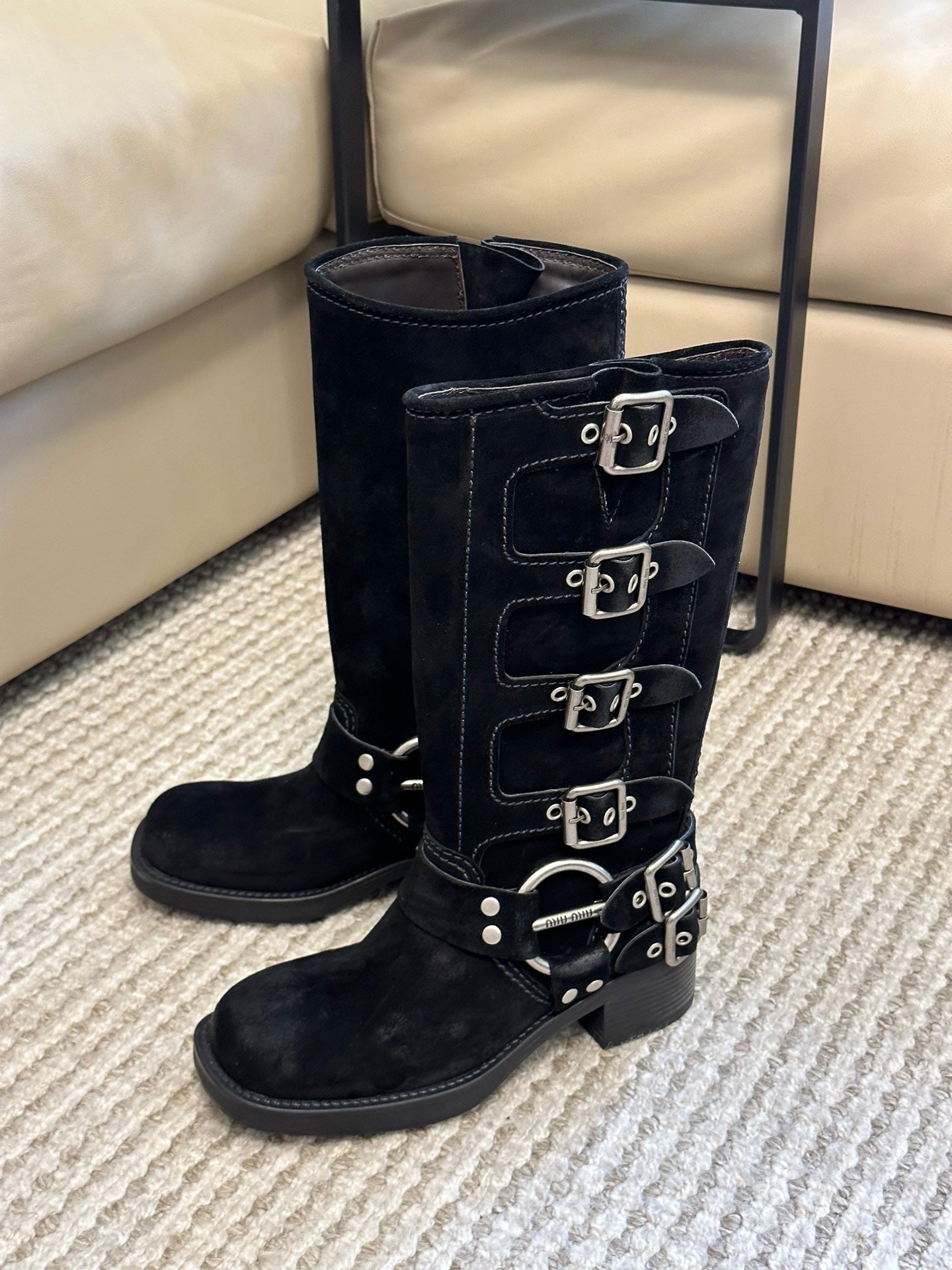 MIU M BOOTS