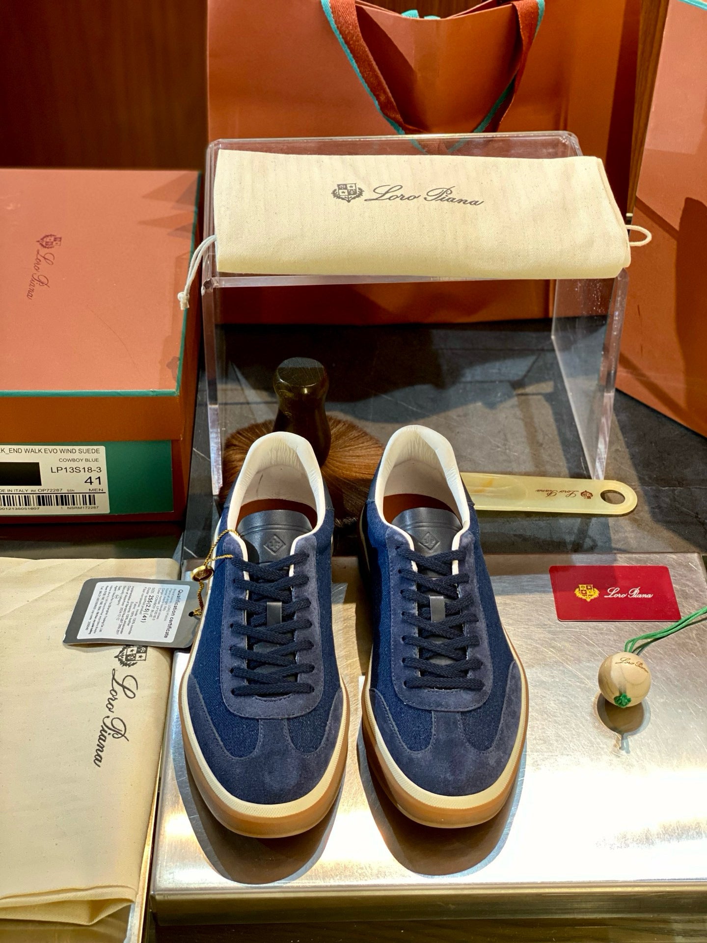 LORO P TENNIS WALK TRAINERS