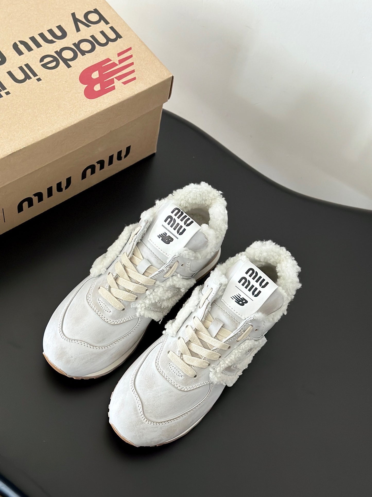 MIU M x NEW BALANCE TRAINERS