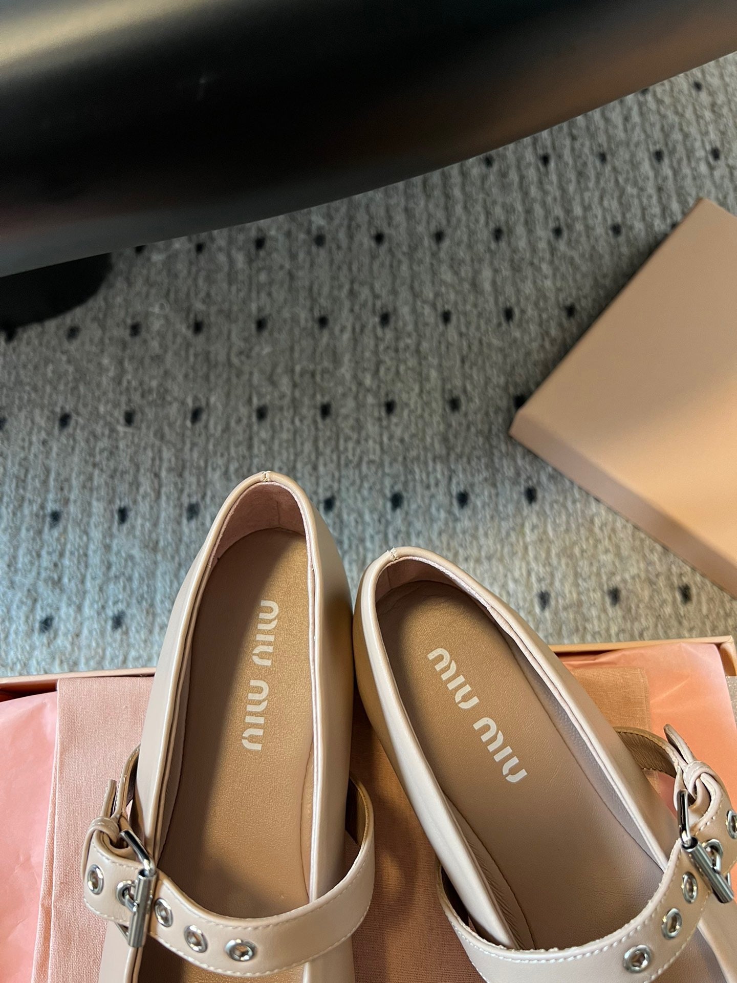 MIU M BALLERINA FLATS