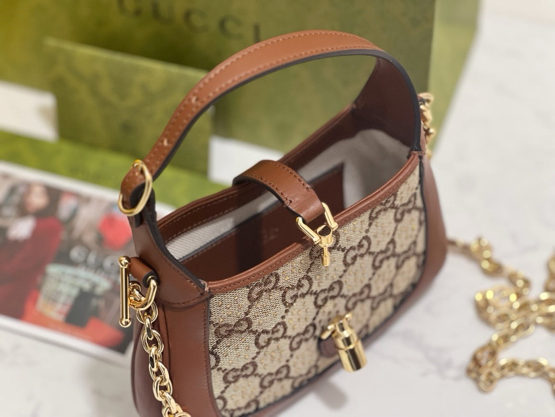 GG JACKIE 1961 CRYSTALS MINI BAG