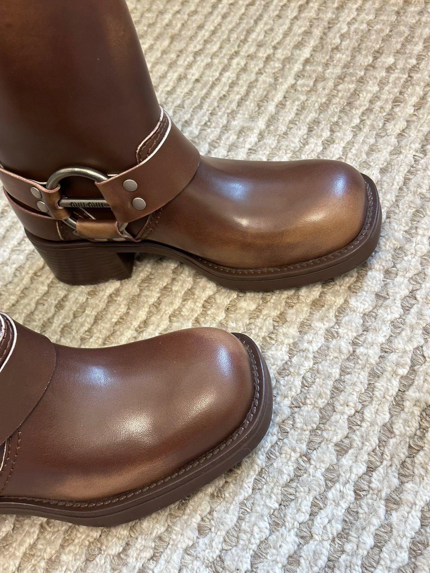MIU M BOOTS