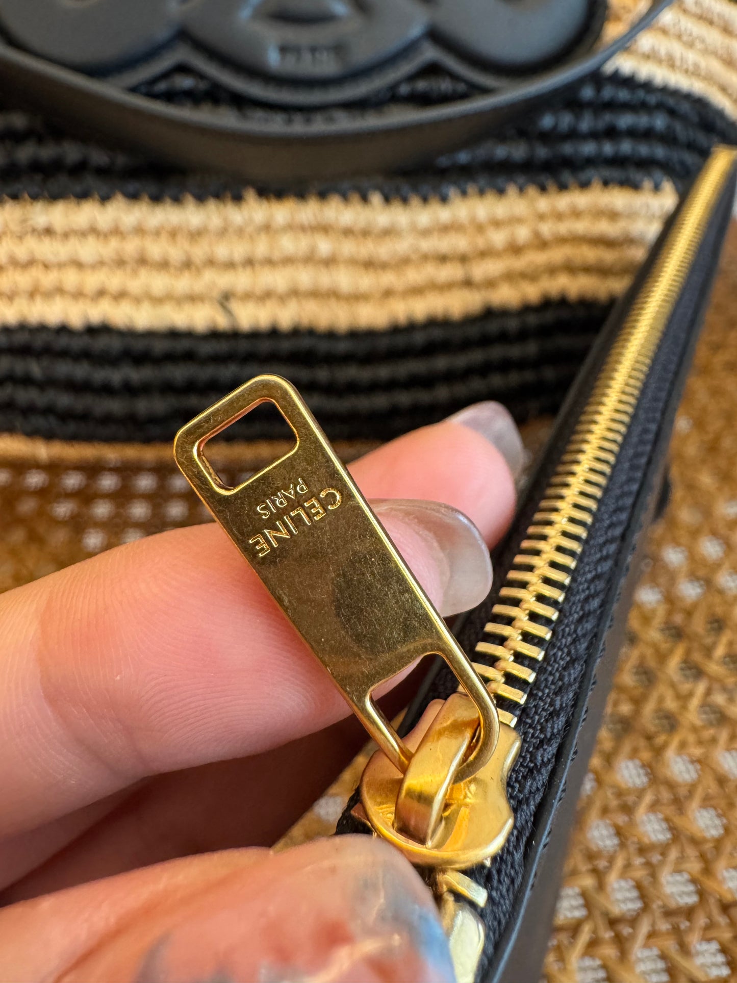 CEL STRIPED COUFFIN PANIER BAG