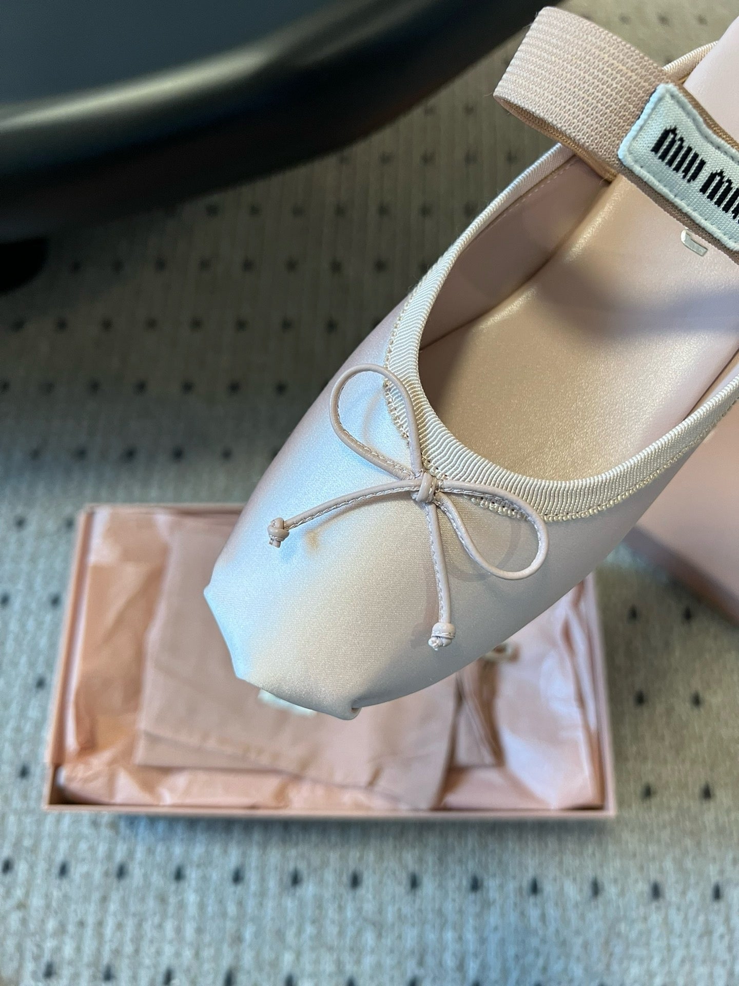 MIU M BALLERINA FLATS