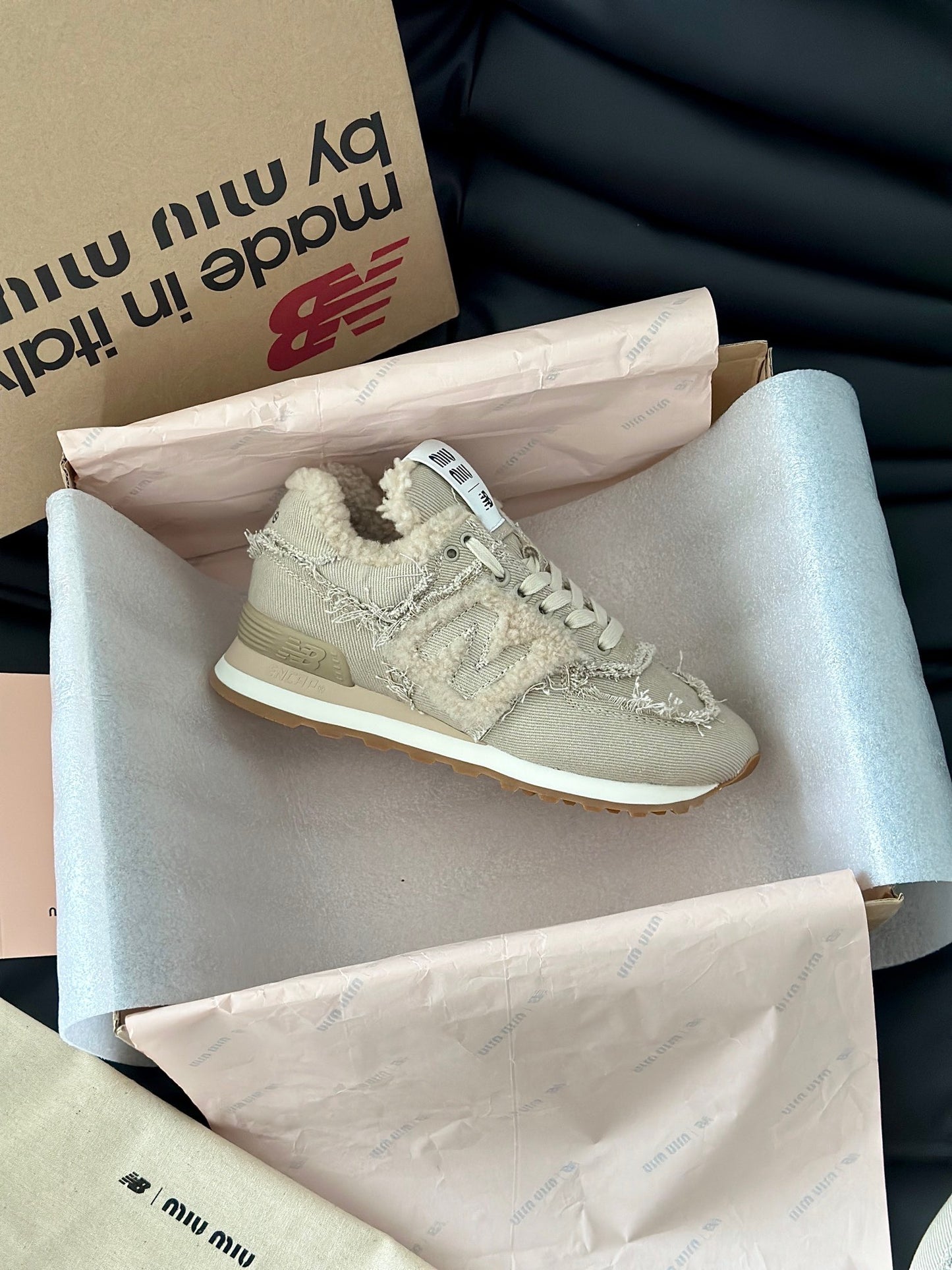 MIU M x NEW BALANCE TRAINERS