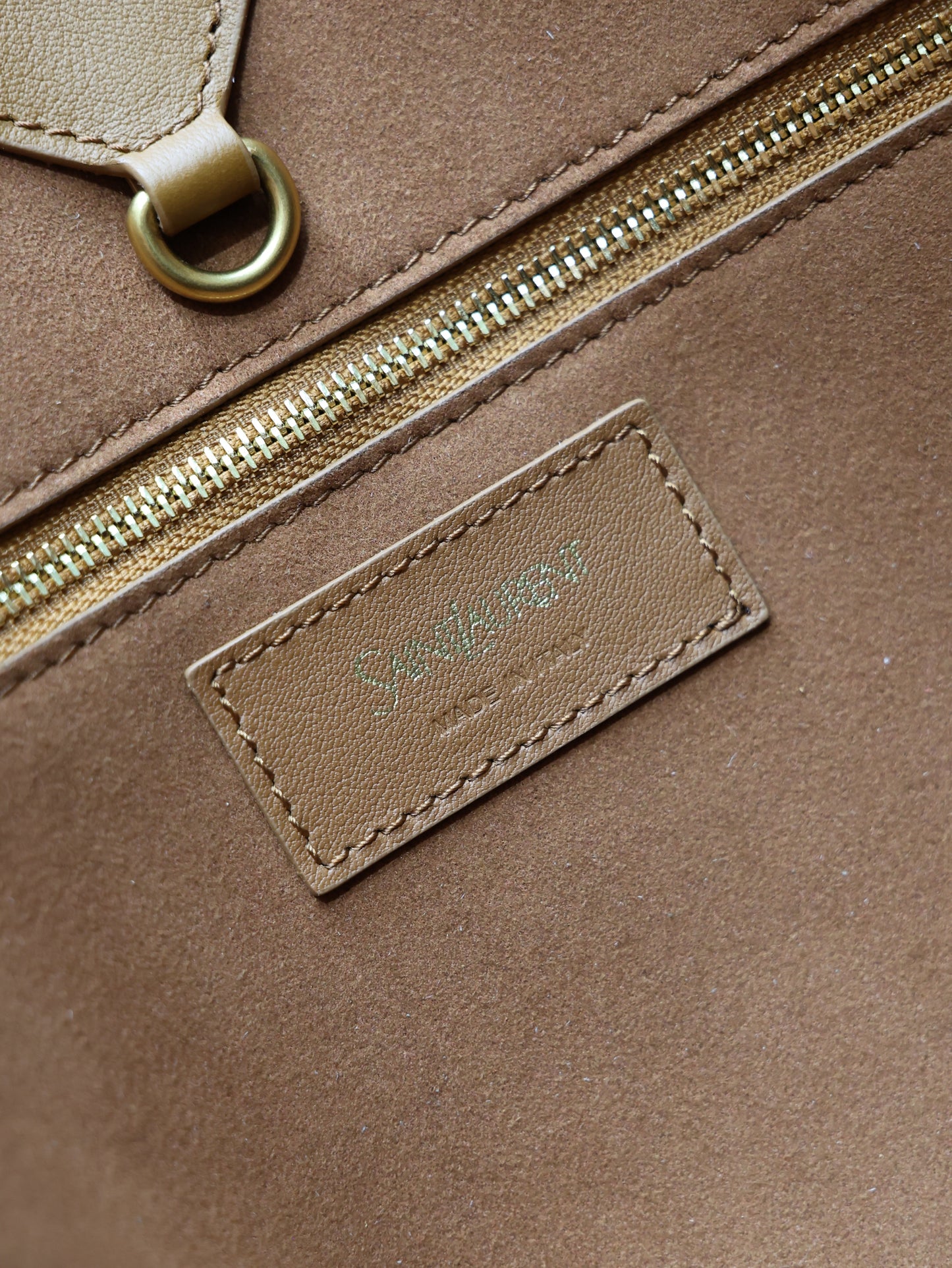 SL Y TOTE IN SUEDE BAG
