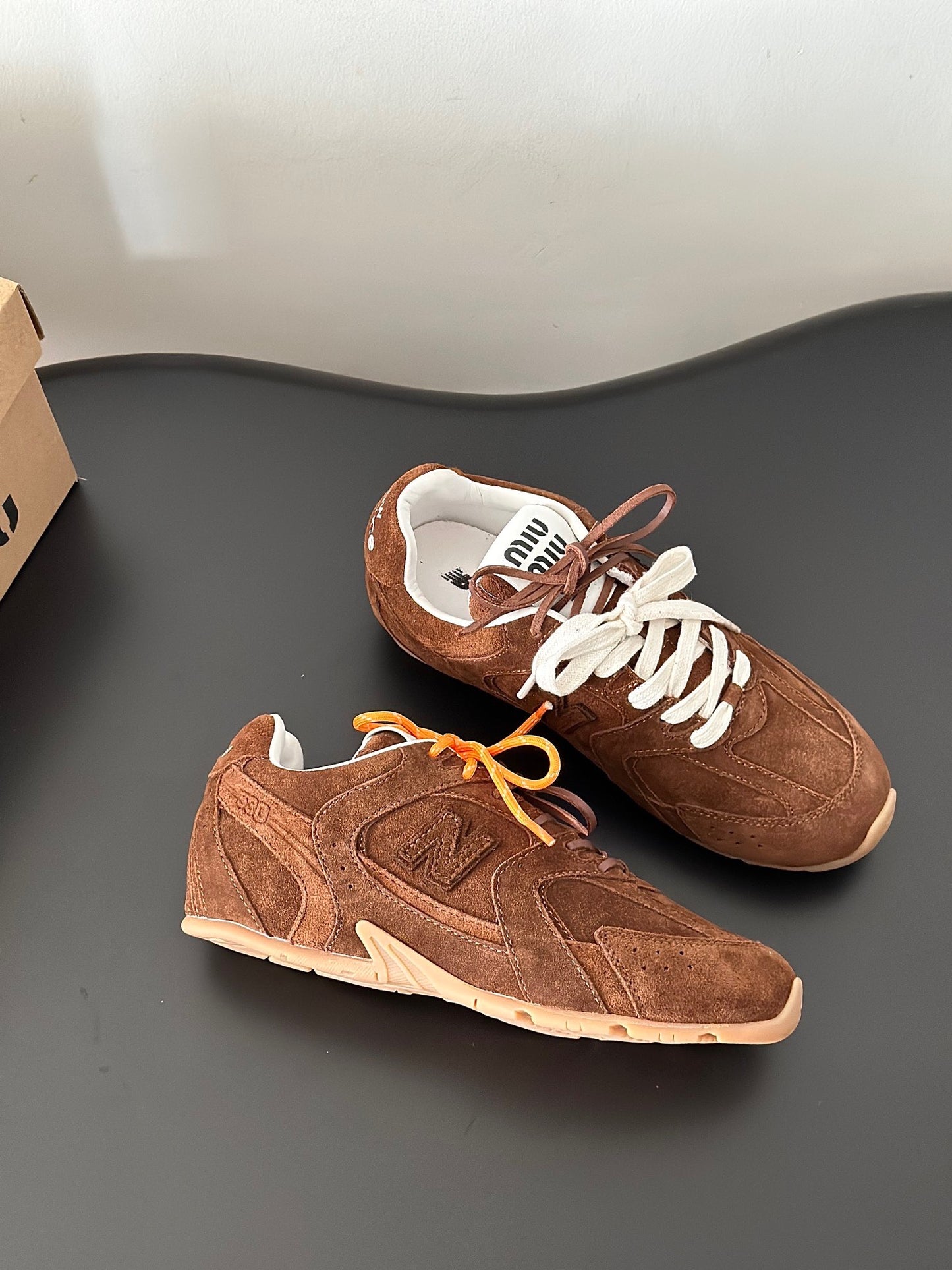 MIU M x NEW BALANCE TRAINERS