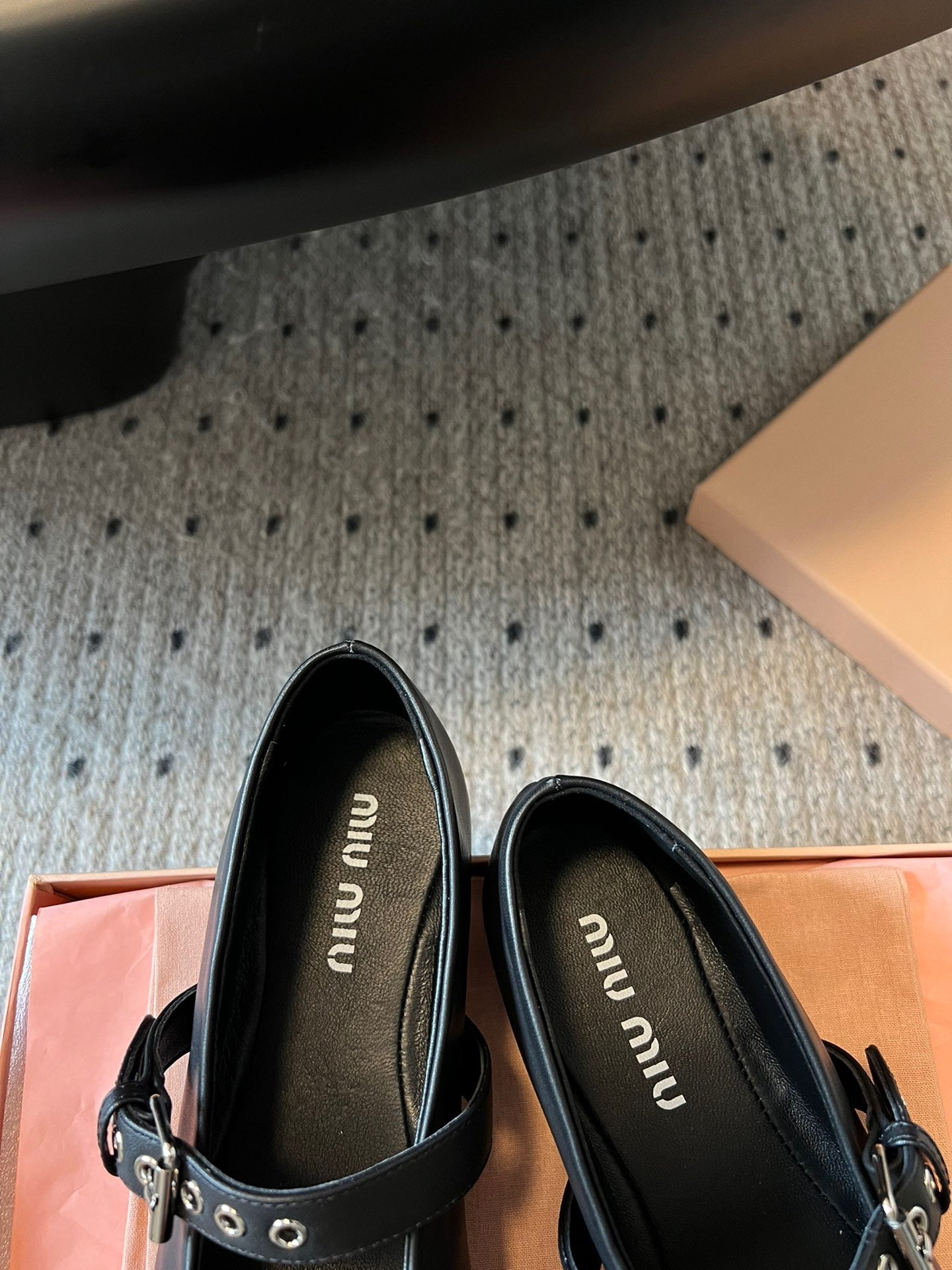 MIU M BALLERINA FLATS