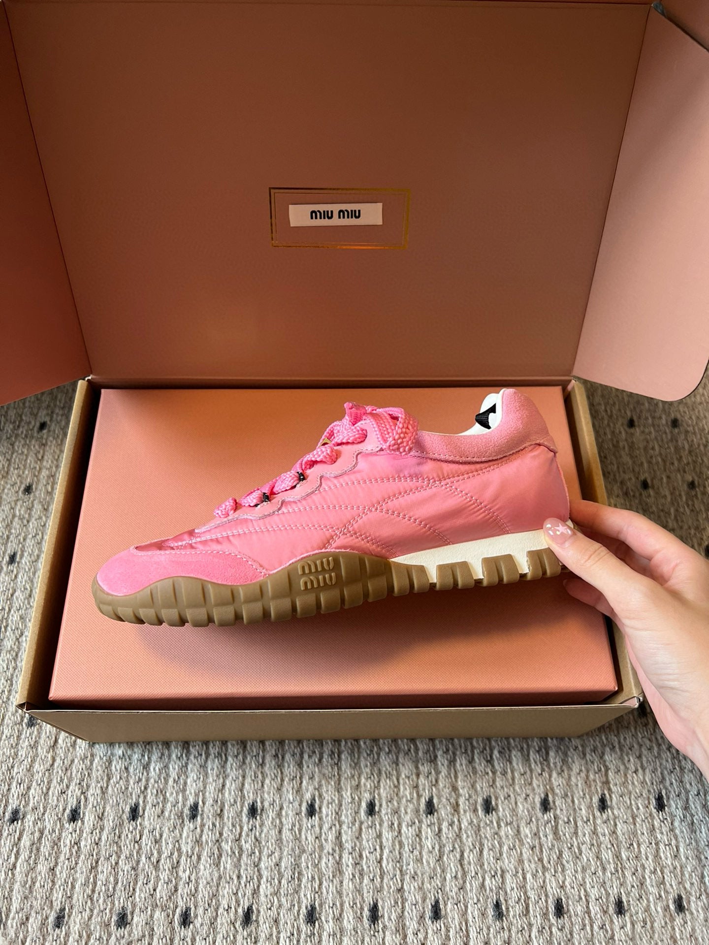 MIU M TYRE SNEAKERS