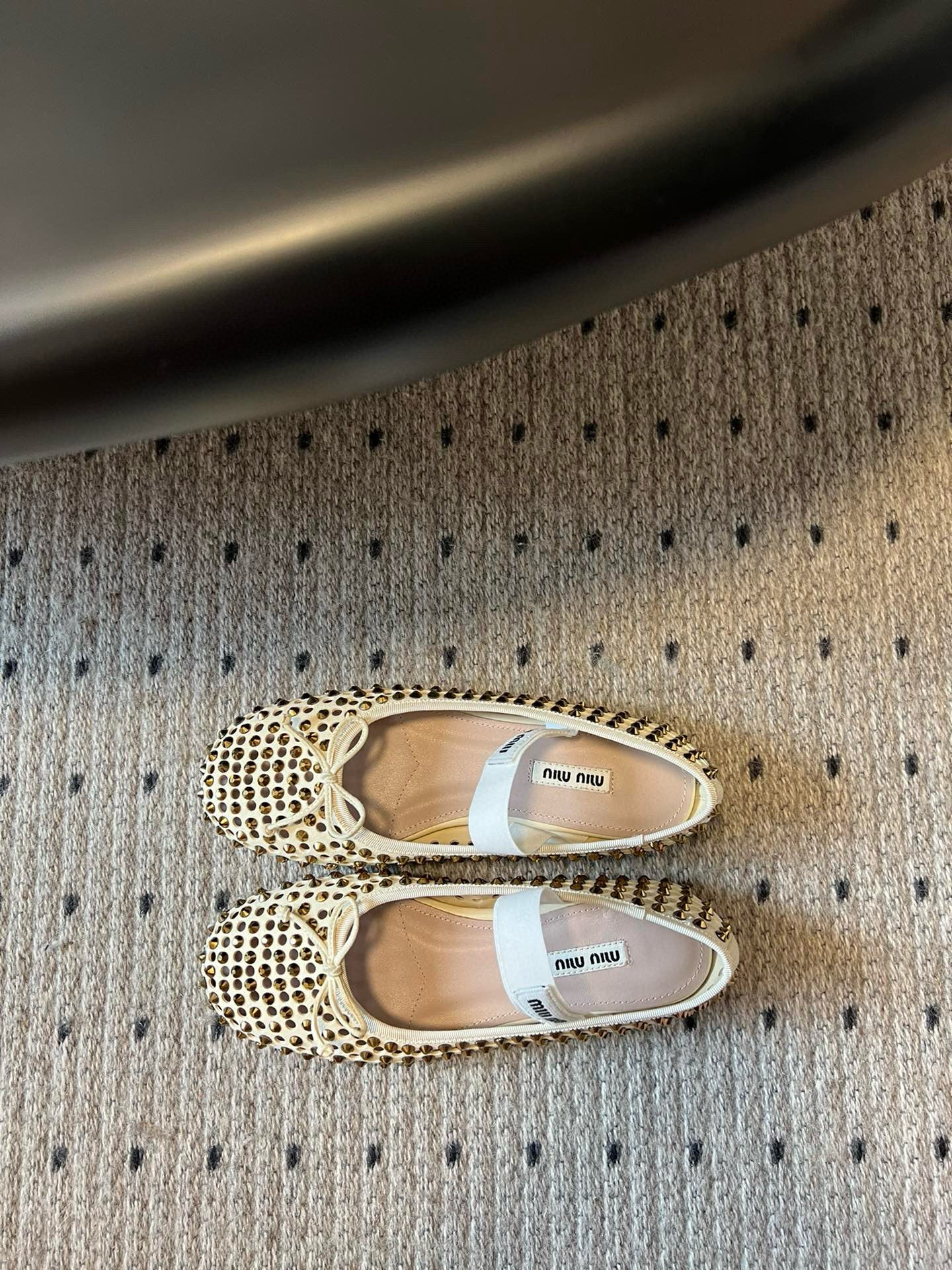 MIU M BALLET FLATS
