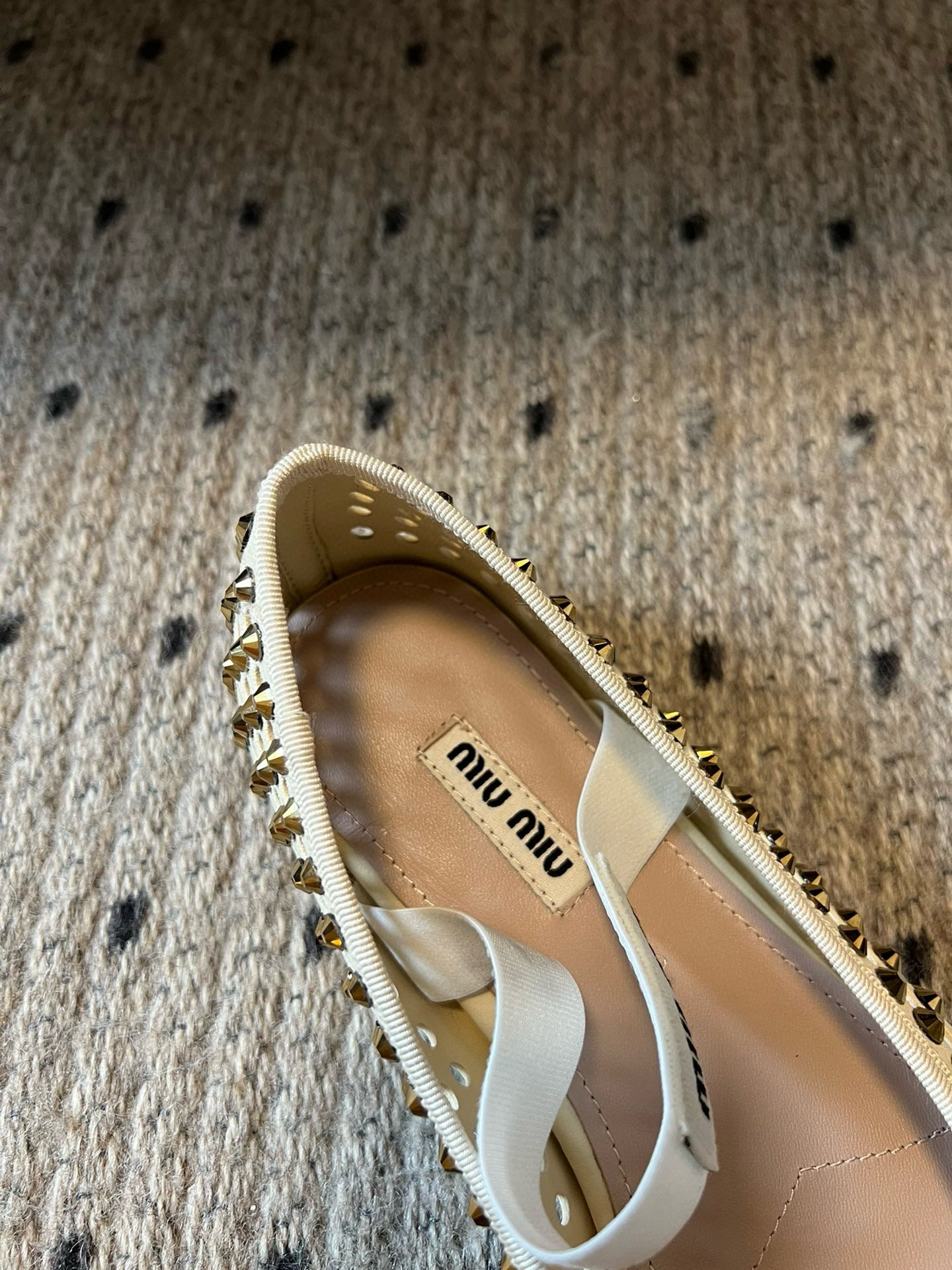 MIU M BALLET FLATS